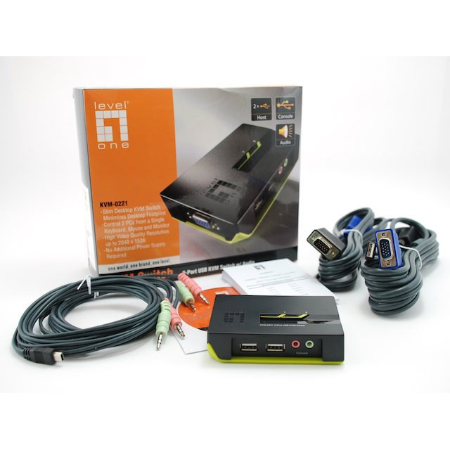 LevelOne KVM-0221 KVM switch