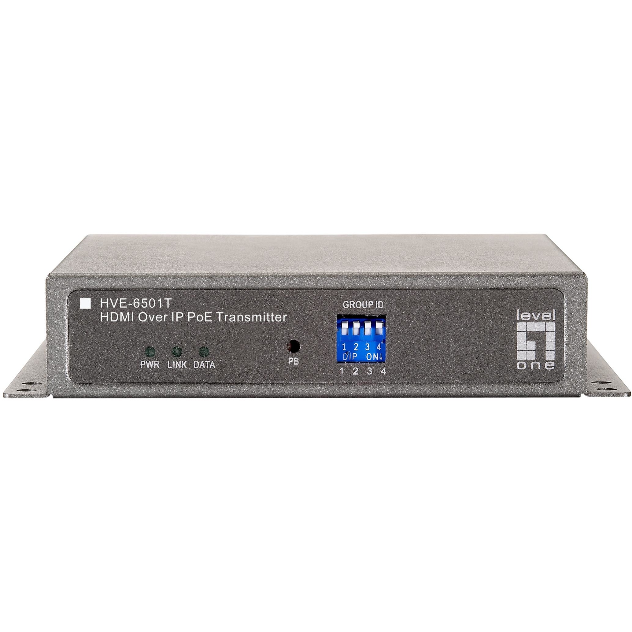 LevelOne HDMI Sender PoE 1xHDMI/1xRJ45/1xRS232       schwarz