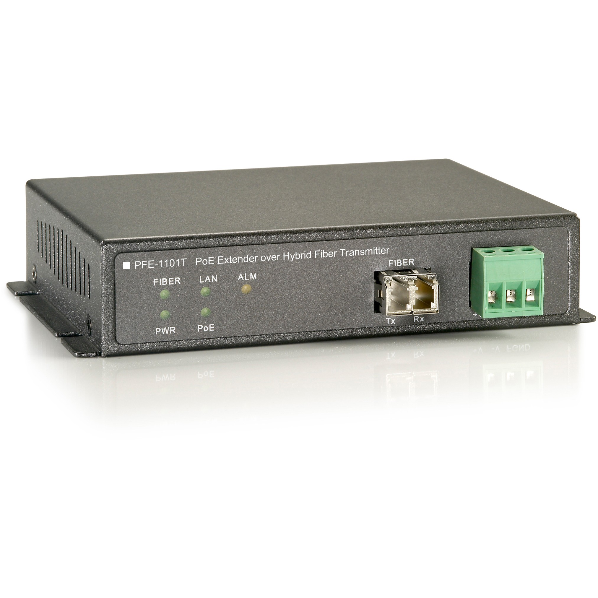 LevelOne PoE Extender Hybrid 1xRJ45 PoE MM LC    2km    grau