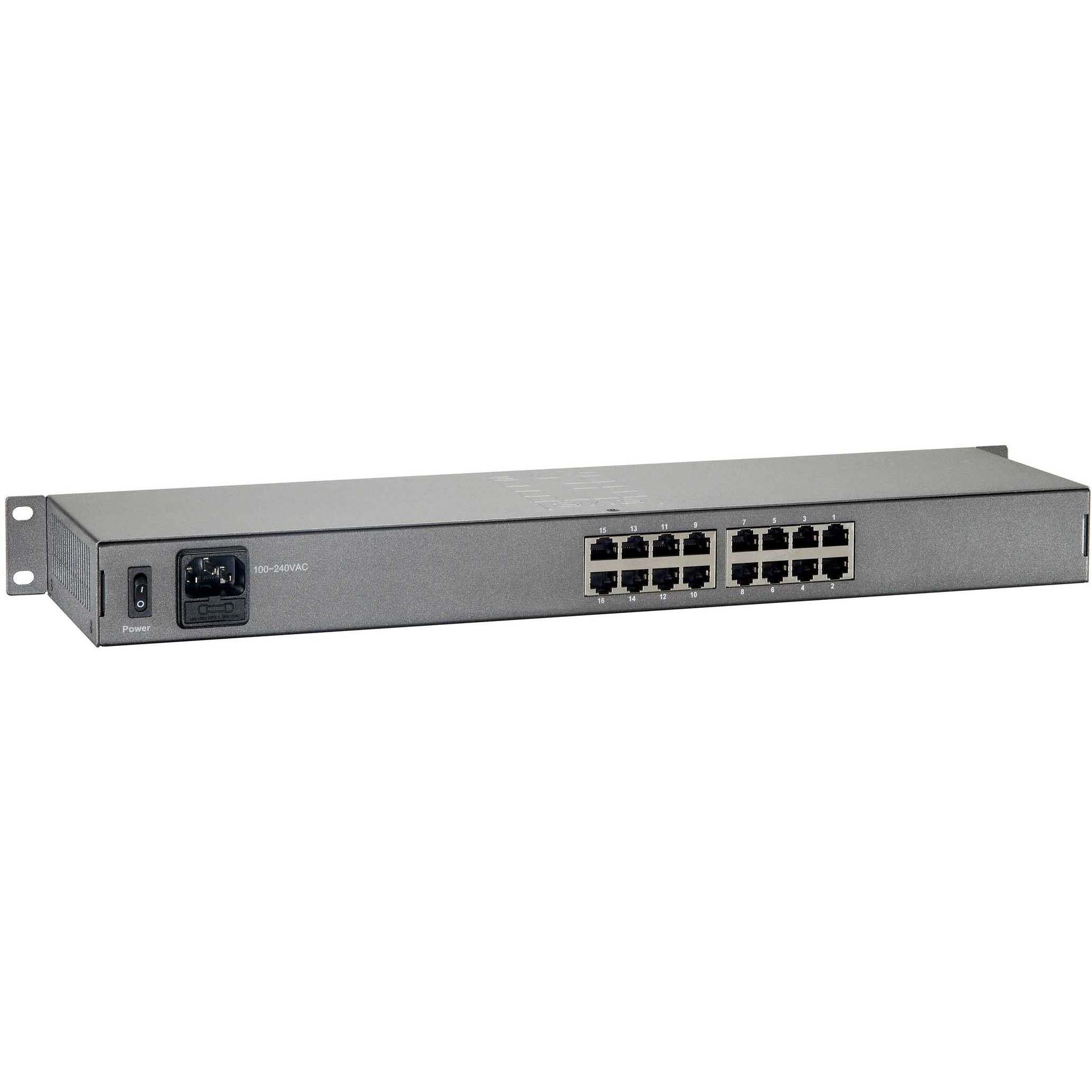 LevelOne PoE+Switch 16xFE PoE            250W 19