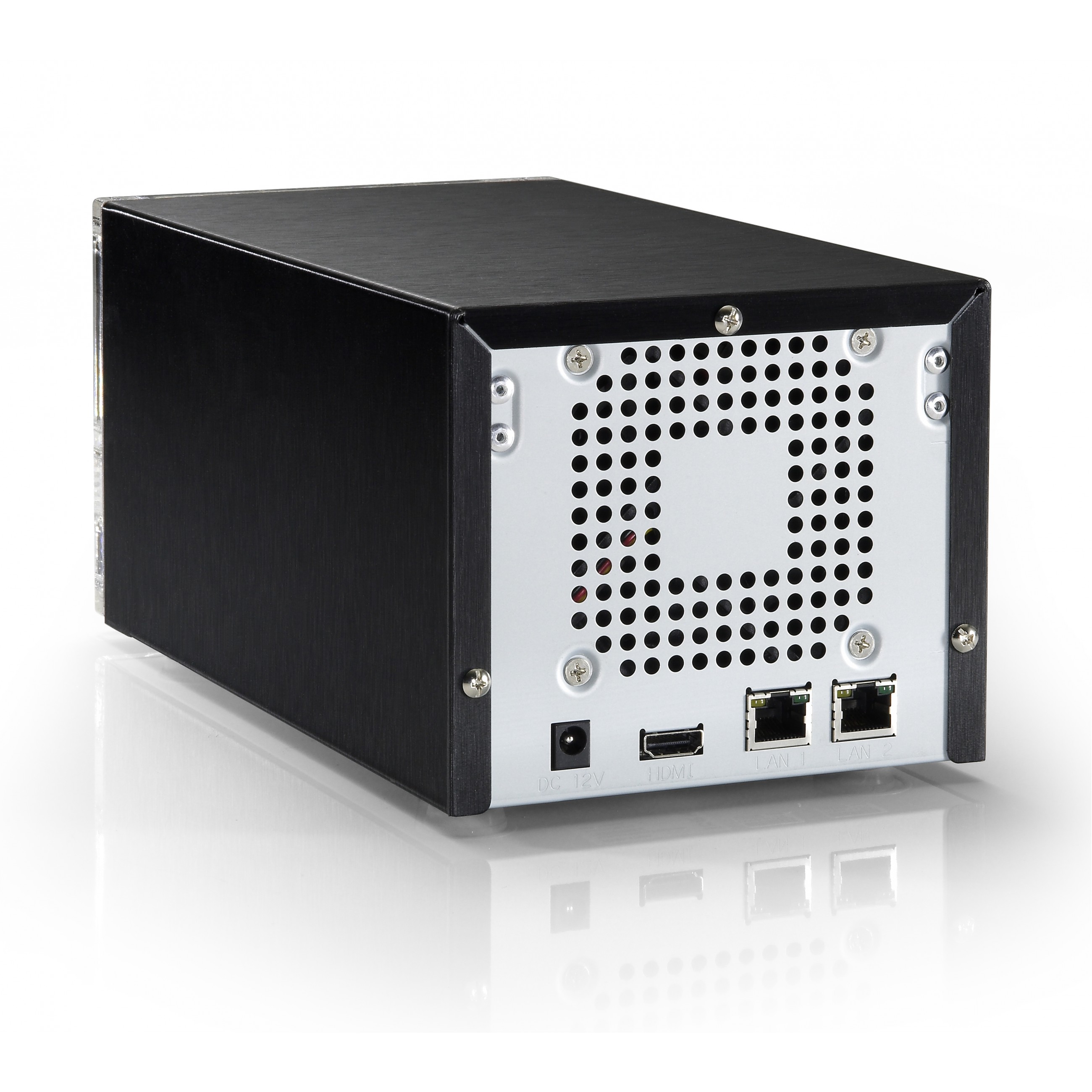LevelOne NVR-1204 Netzwerk-Videorekorder (NVR) Schwarz