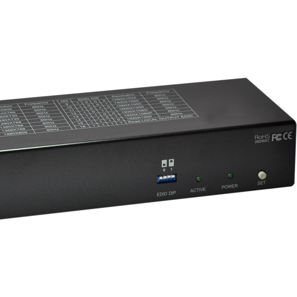 LevelOne HVE-9118T Audio-/Video-Leistungsverstärker AV-Sender Schwarz