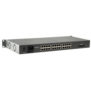 LevelOne FGP-2602W380 Netzwerk-Switch Unmanaged Fast Ethernet (10/100) Power over Ethernet (PoE) Schwarz
