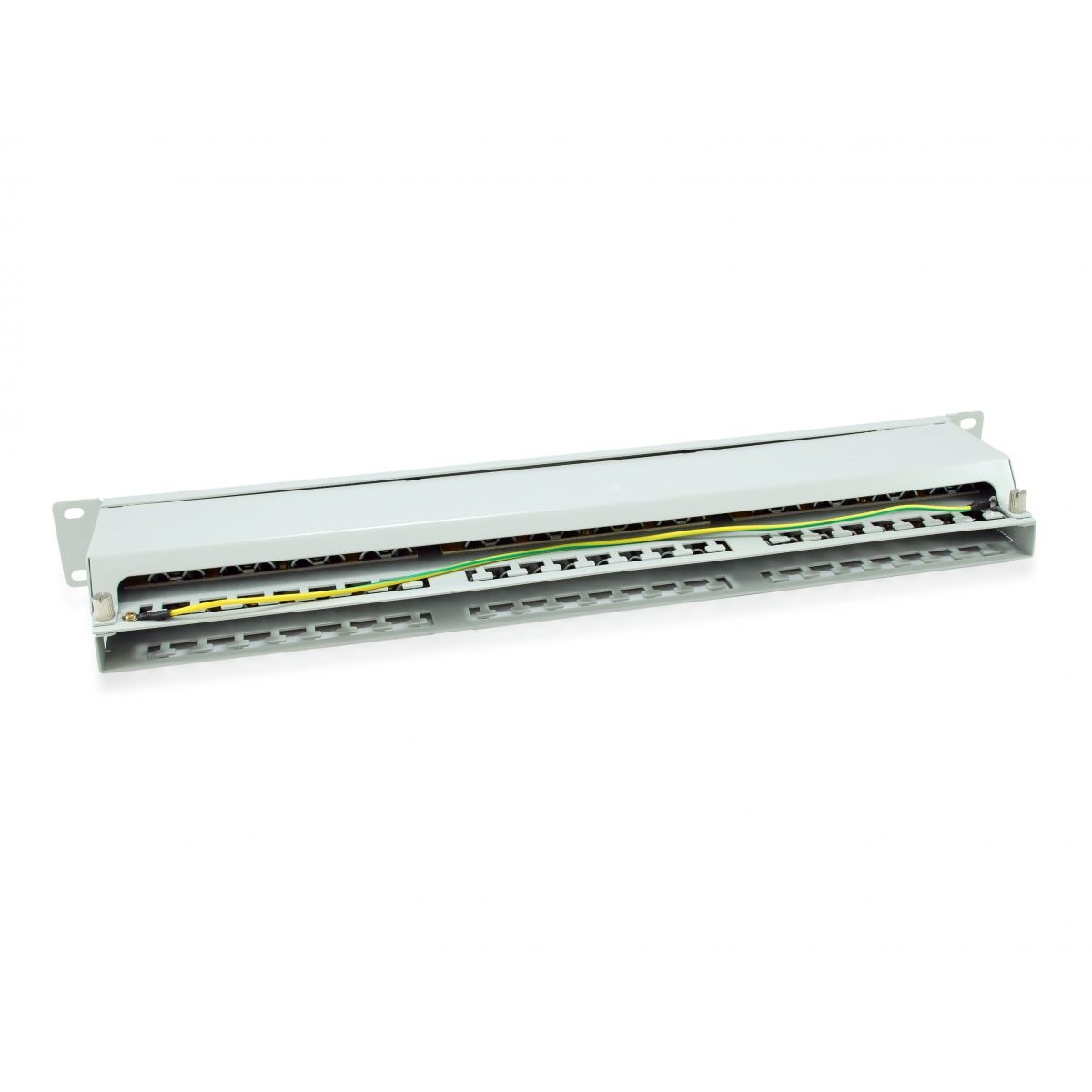 Equip 48-Port Cat.6 Geschirmtes Patch Panel, Hellgrau