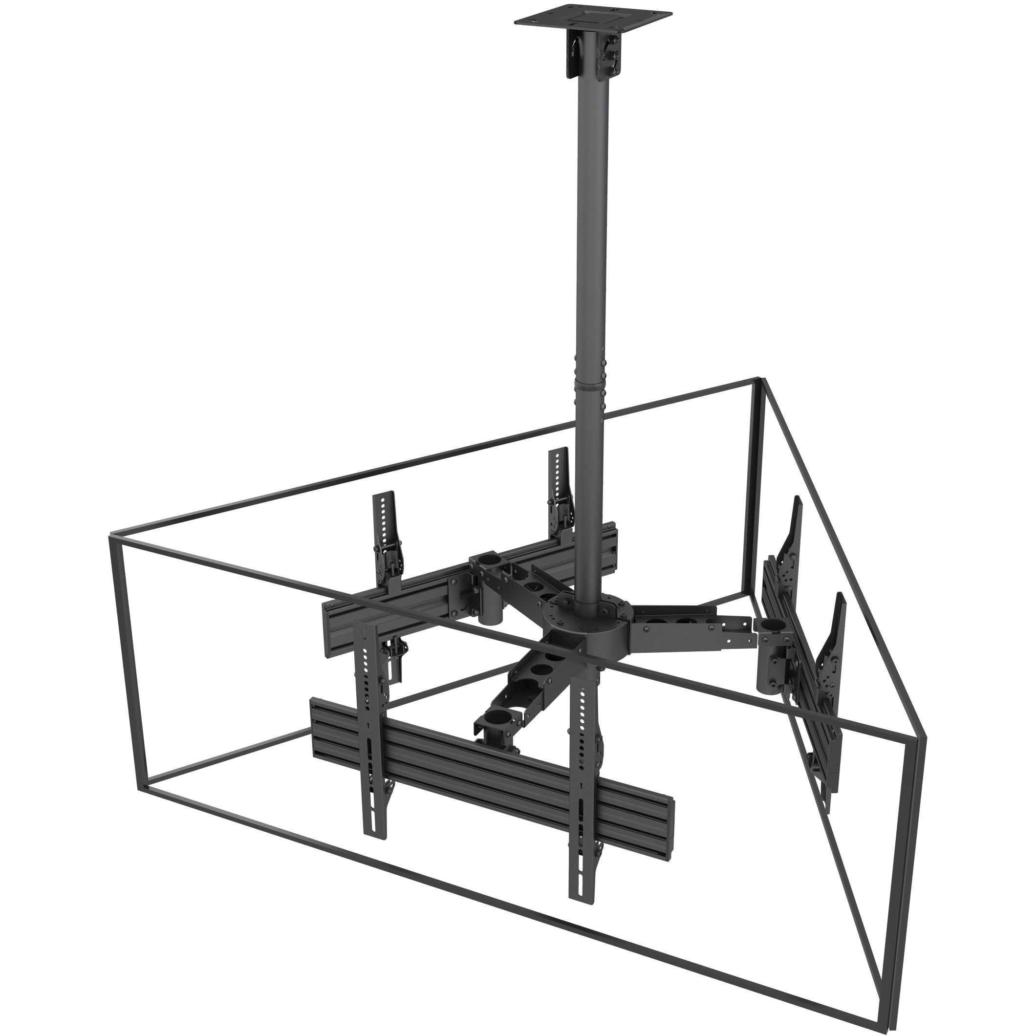 Equip 650371 Halterung für Schilderdisplays 165,1 cm (65) Schwarz