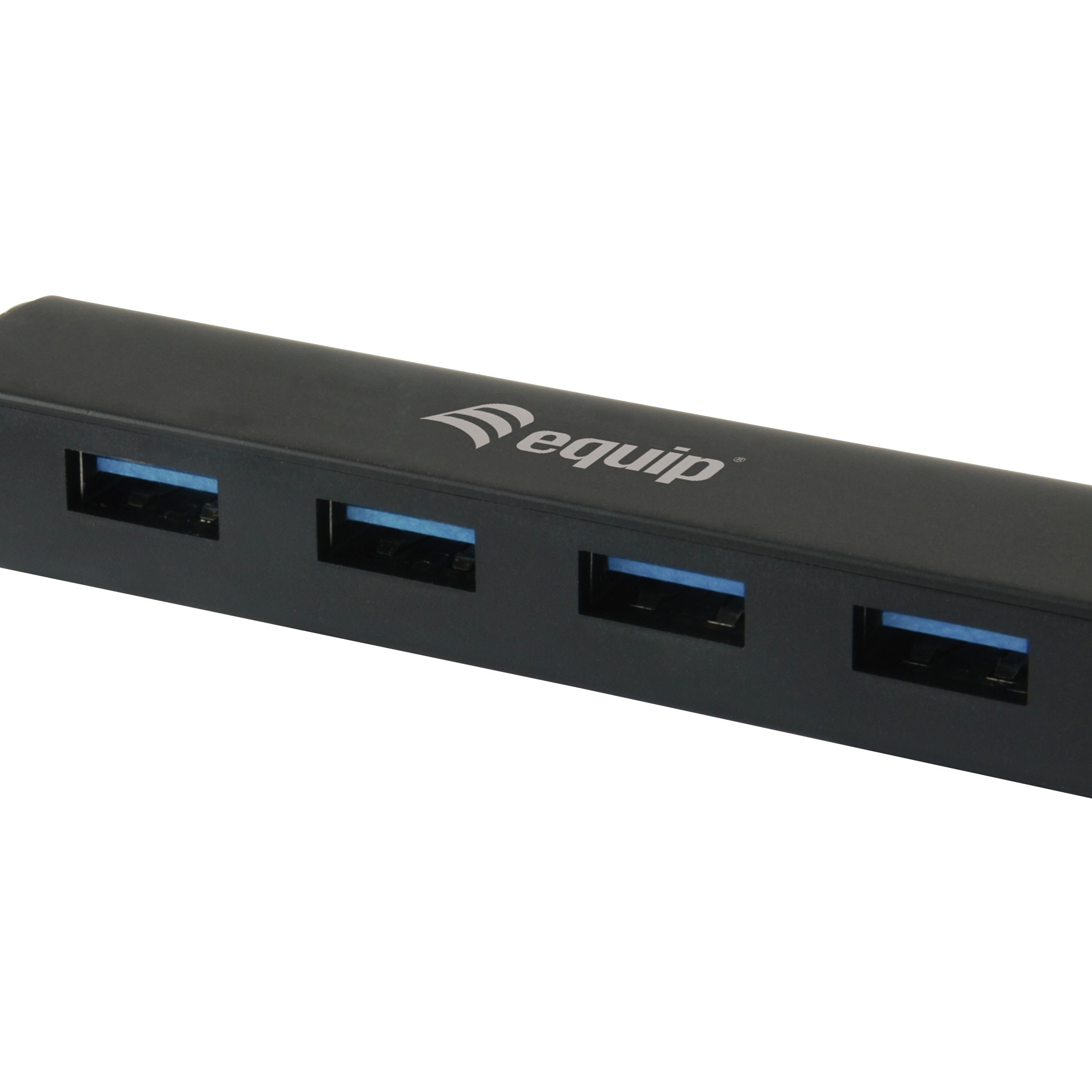 Equip 128953 Schnittstellen-Hub USB 3.2 Gen 1 (3.1 Gen 1) Type-A 5000 Mbit/s Schwarz