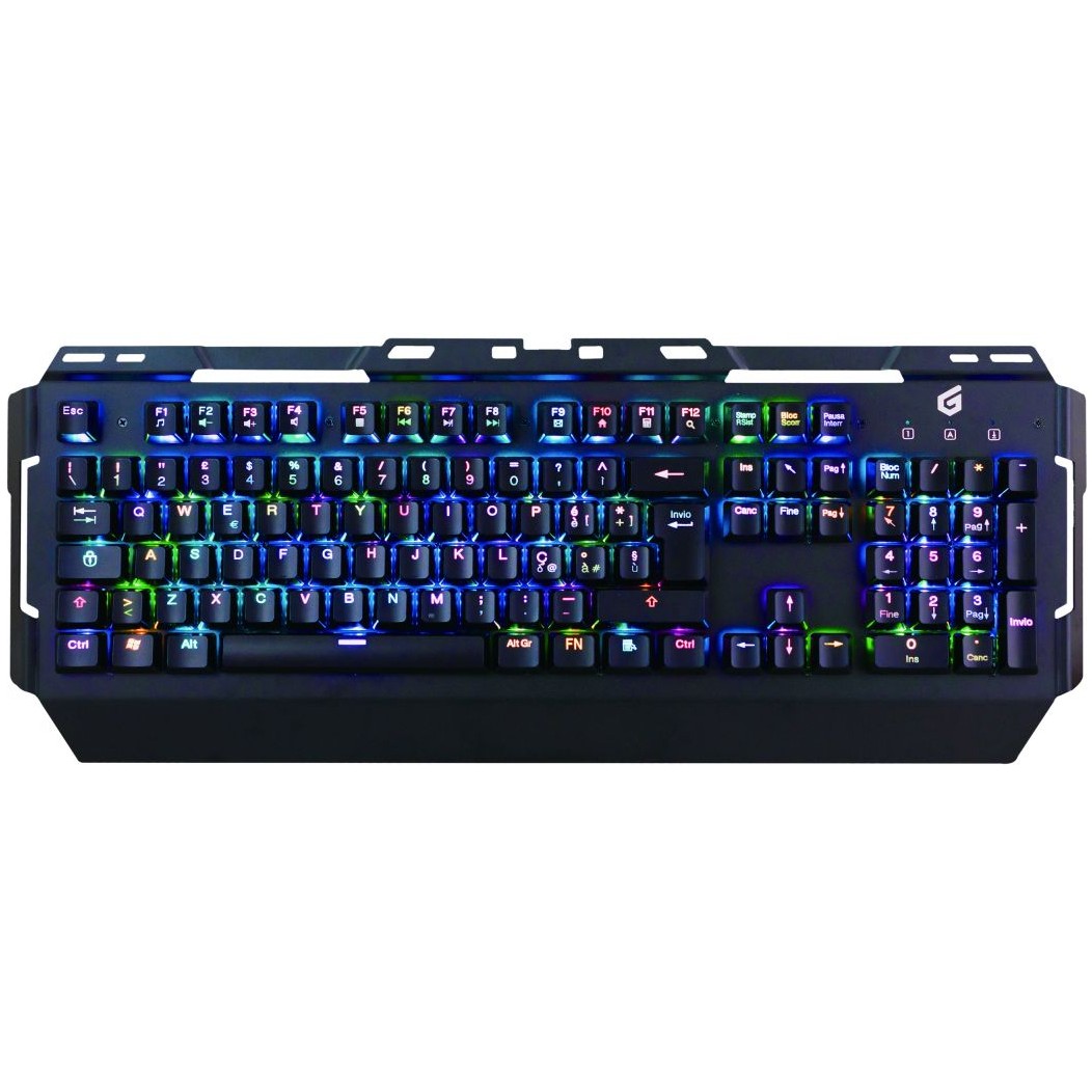 Conceptronic KRONIC Tastatur Gaming USB QWERTY Italienisch Schwarz