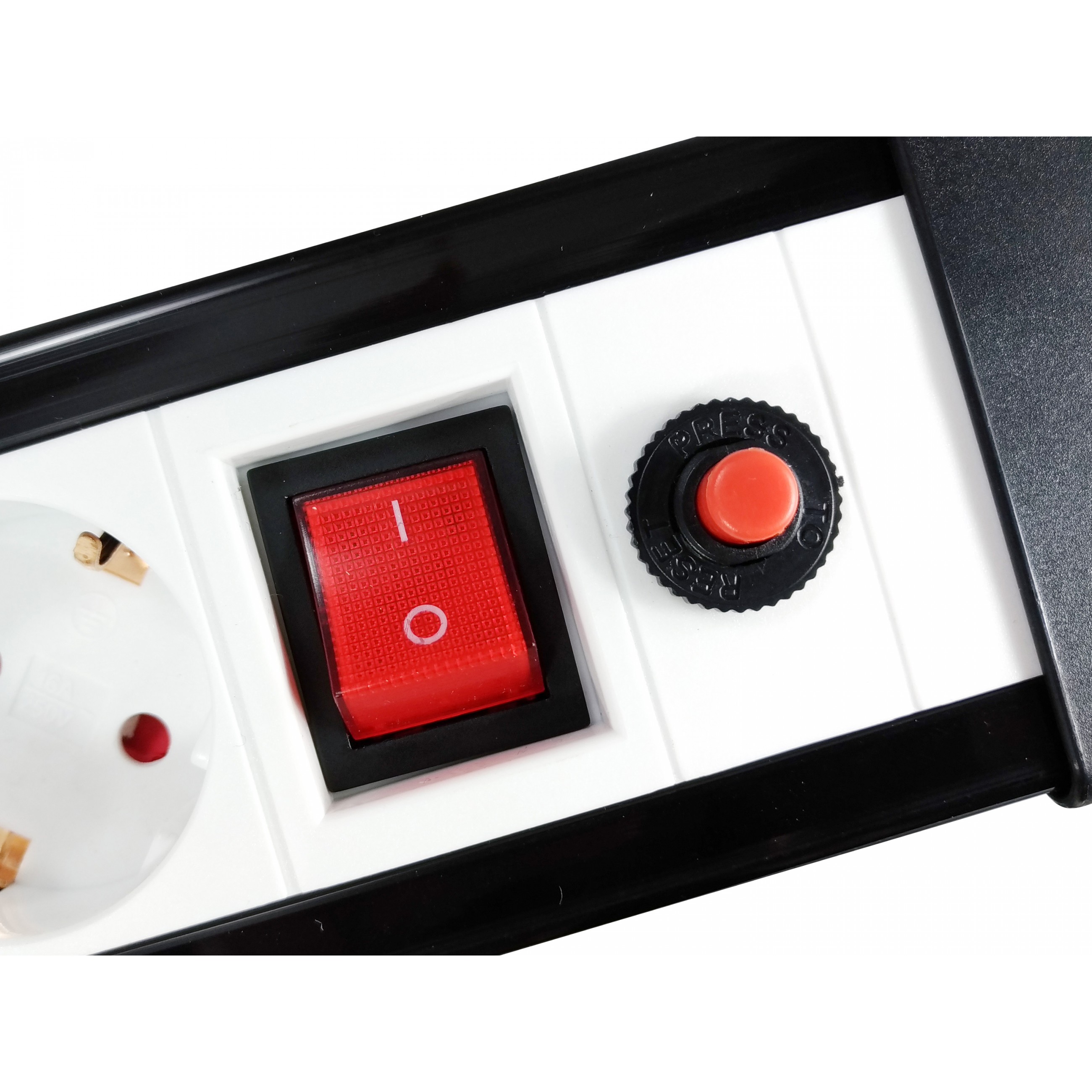 Equip 245553 Verlängerungskabel 1,5 m 4 AC-Ausgänge Drinnen Schwarz, Weiß