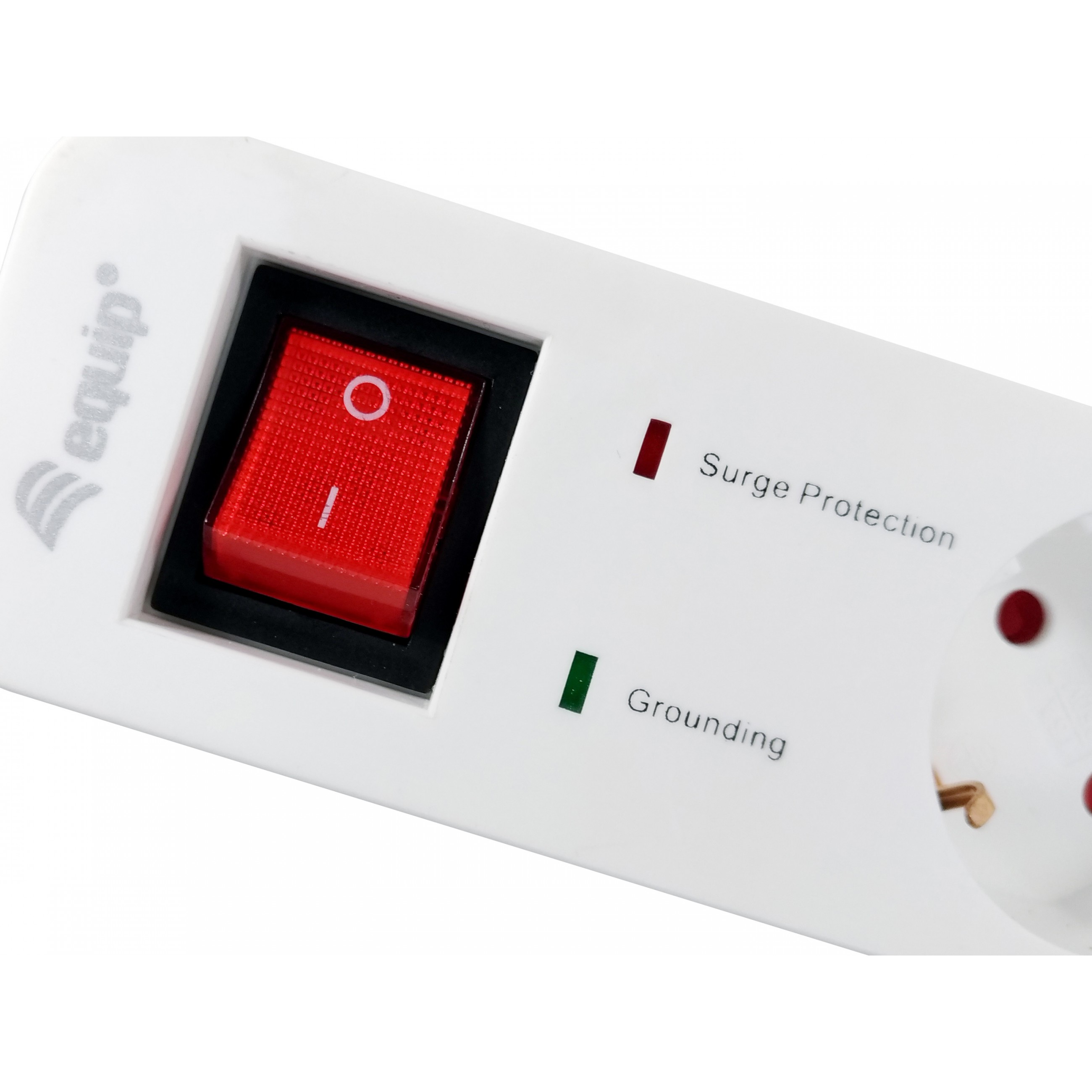 Equip 245554 Verlängerungskabel 1,8 m 5 AC-Ausgänge Drinnen Weiß