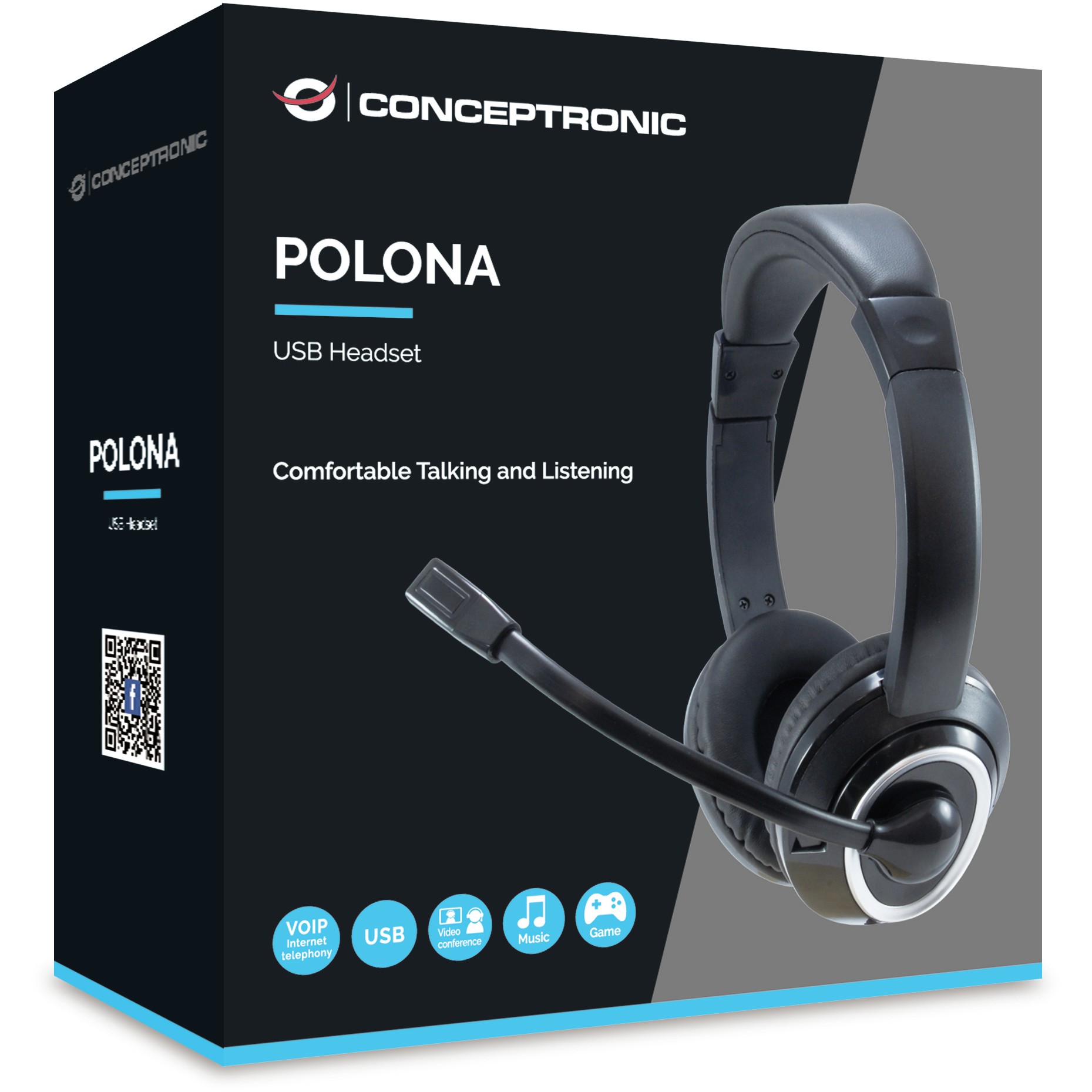 Conceptronic POLONA USB-Headset