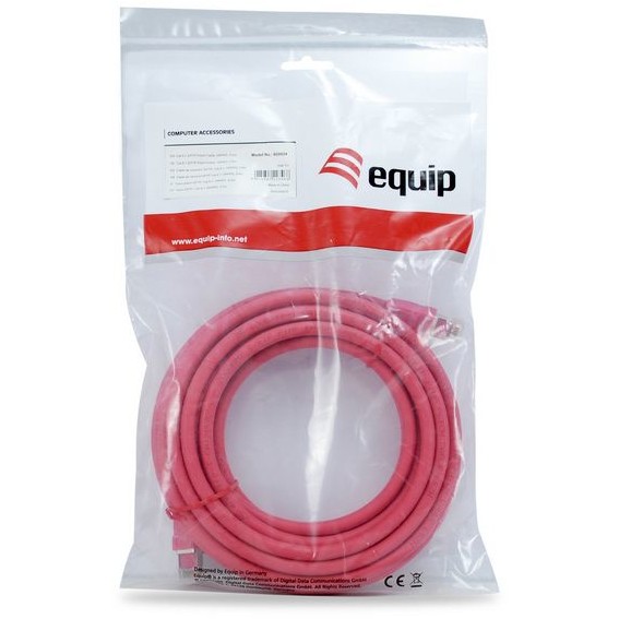 Equip Cat 8.1 S/FTP Patchkabel, 0.5m, Rot