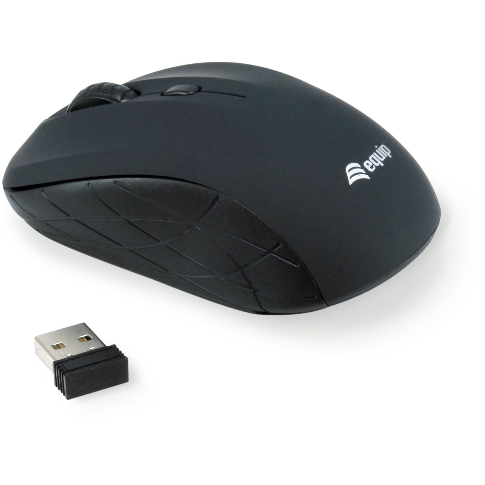Equip Reisemaus   Wireless USB-A           L+R       schwarz