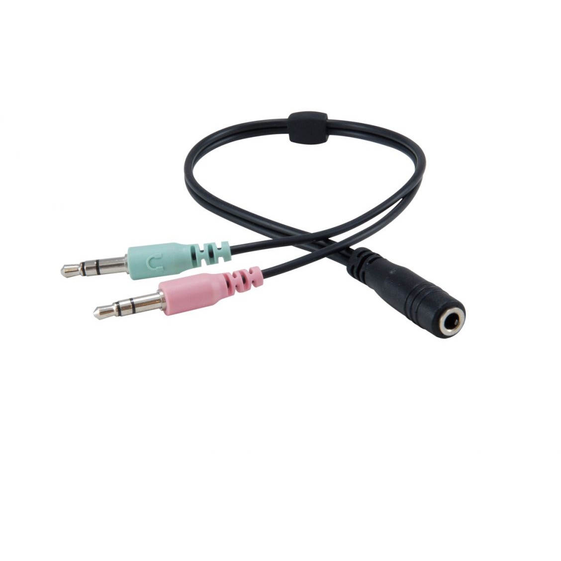 CONCEPTRONIC Headset Stereo AUX/Mikro/Bedien./Split.2.00m sw