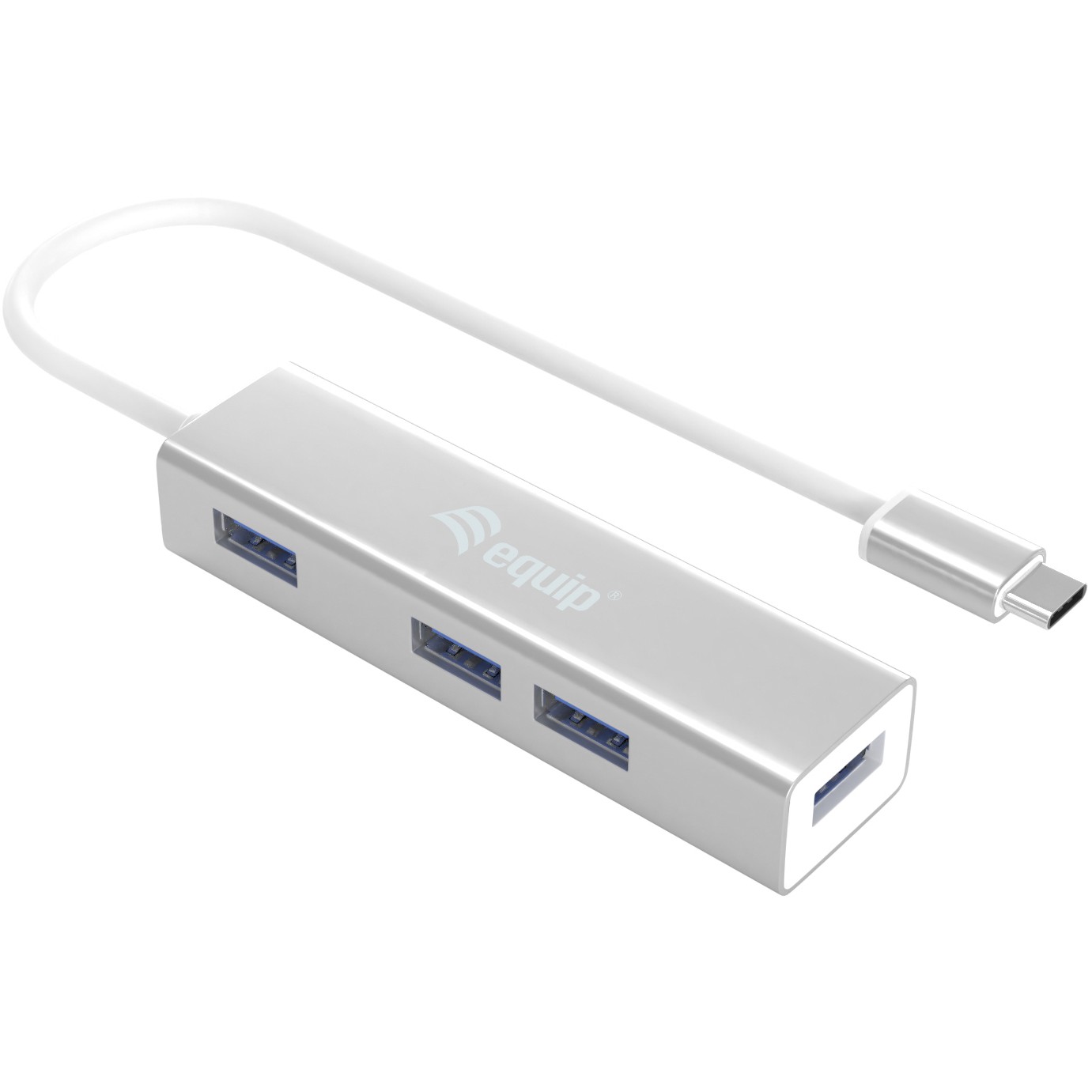 Equip 128958 Schnittstellen-Hub USB 3.2 Gen 1 (3.1 Gen 1) Type-C 5000 Mbit/s Silber