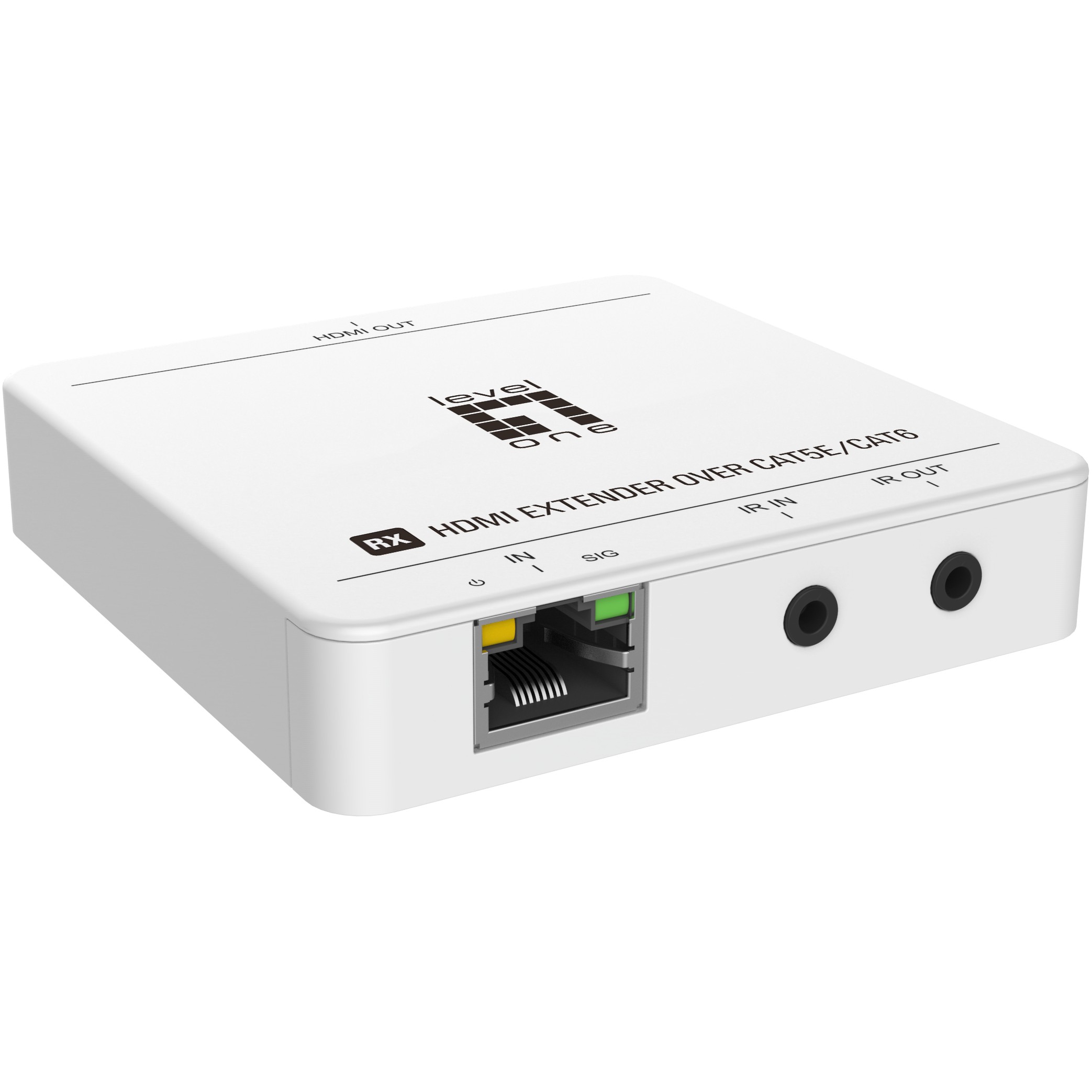 LevelOne HVE-9007 Audio-/Video-Leistungsverstärker AV-Sender & -Empfänger Weiß