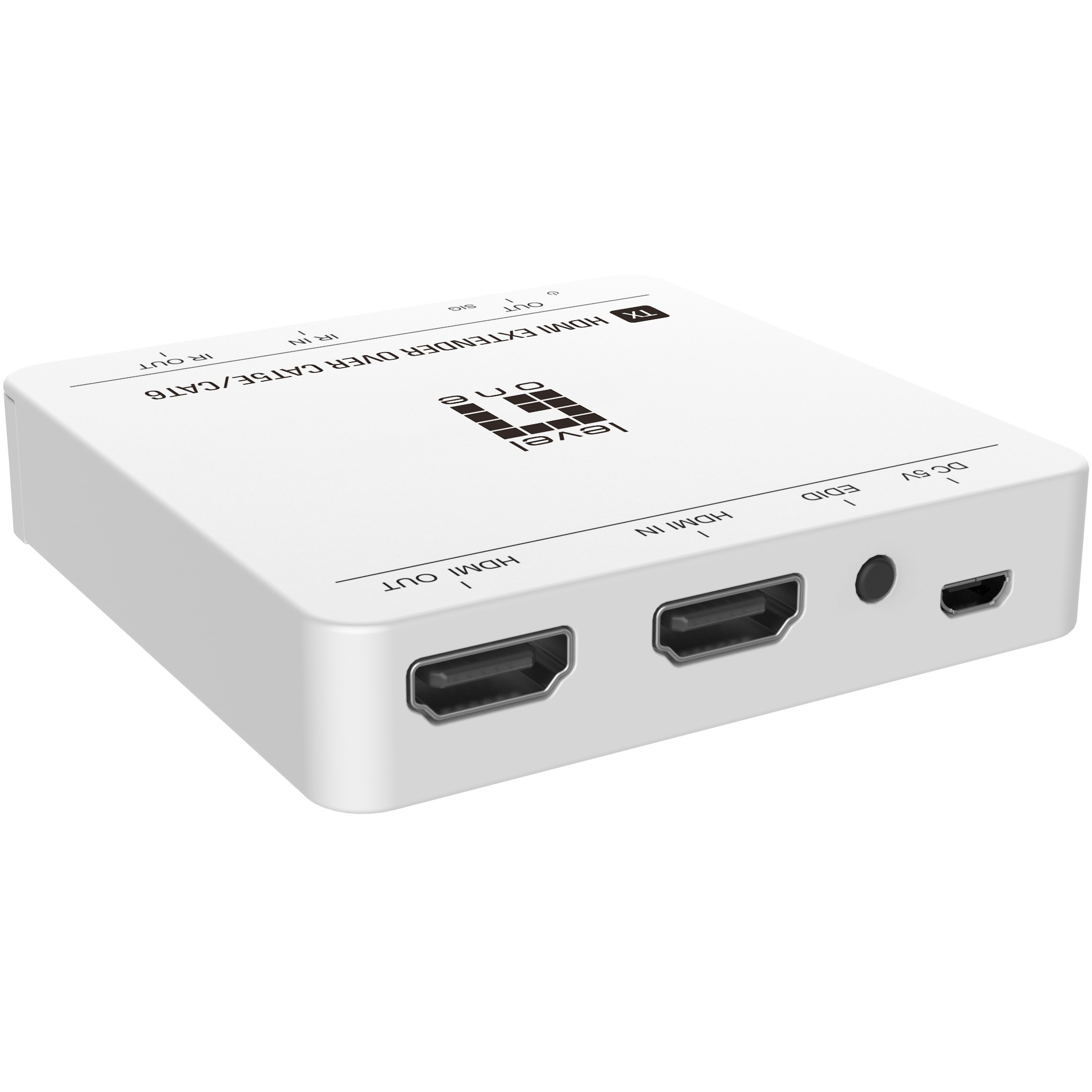 LevelOne HVE-9007 Audio-/Video-Leistungsverstärker AV-Sender & -Empfänger Weiß