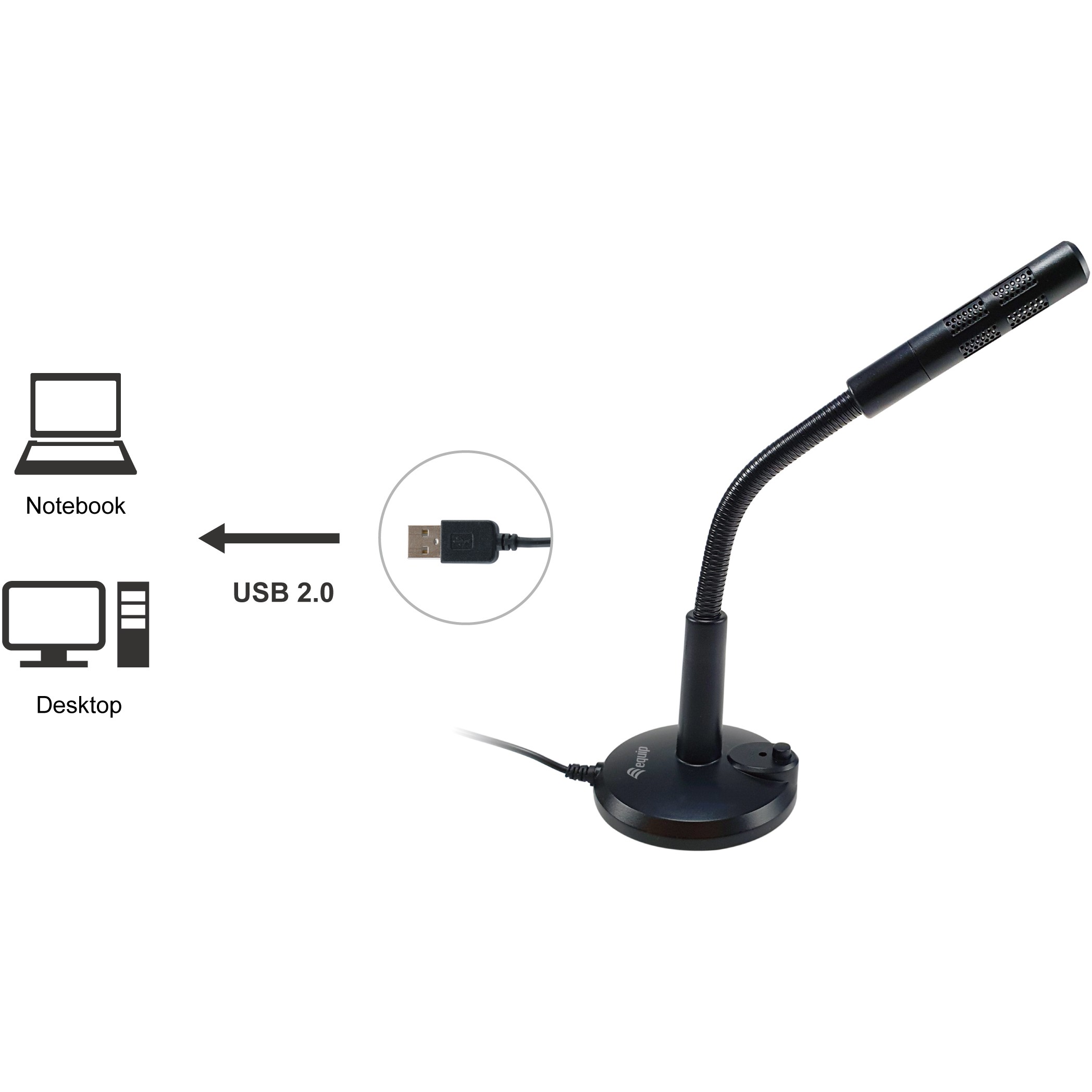 Equip USB-Tisch-Mikrofon
