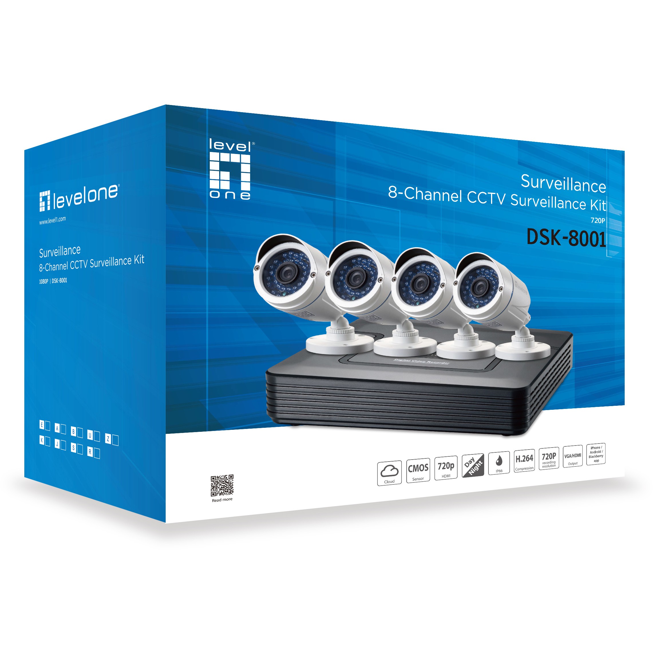 LevelOne DSK-8001 video surveillance kit