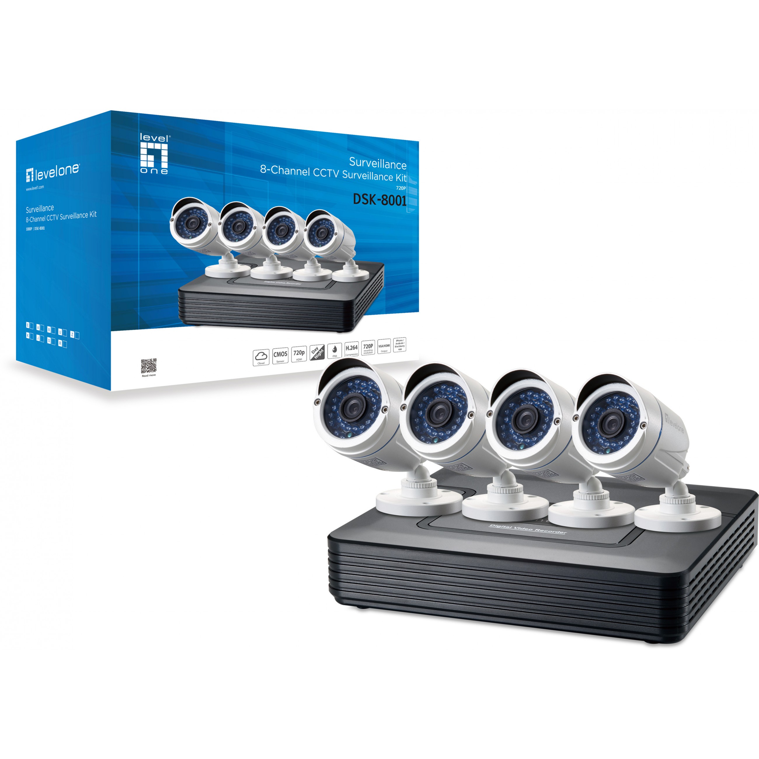 LevelOne DSK-8001 video surveillance kit