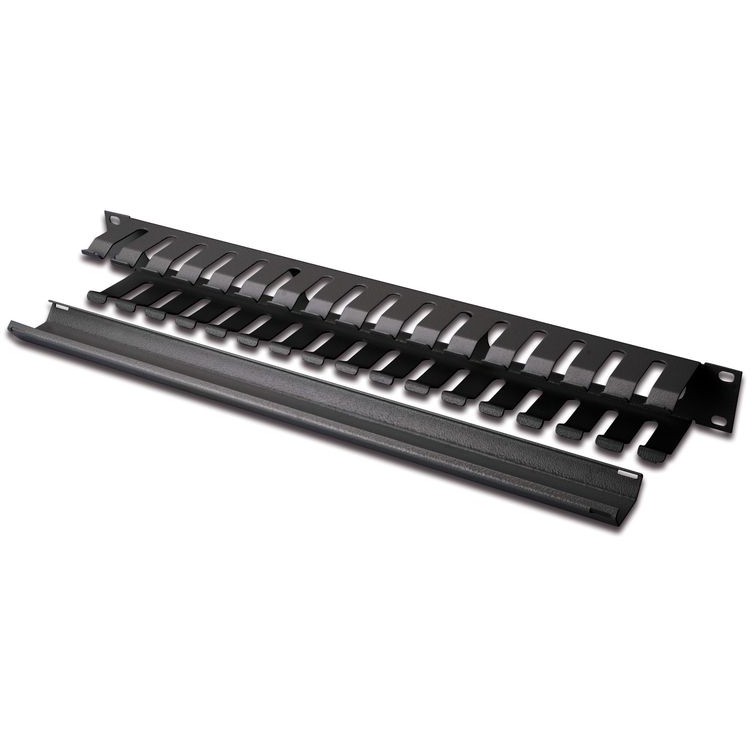 Equip 19 Rack Mount Kabel Management Panel, Schwarz