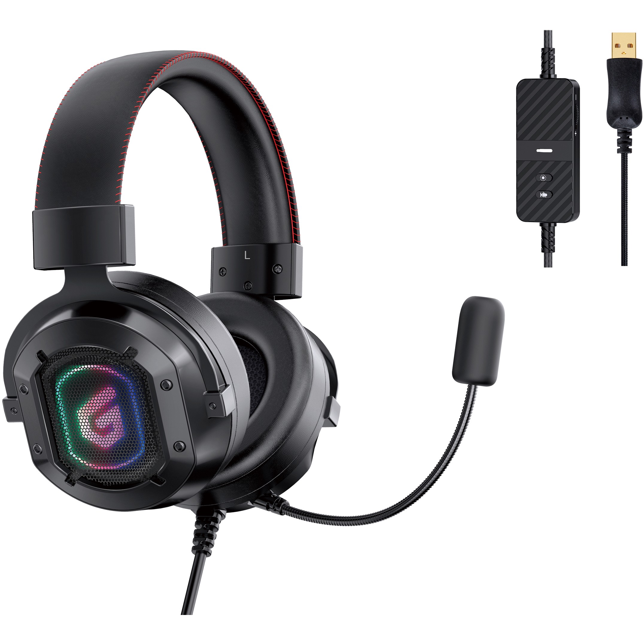 Conceptronic ATHAN 7.1-Kanal Surround Sound Gaming USB-Headset