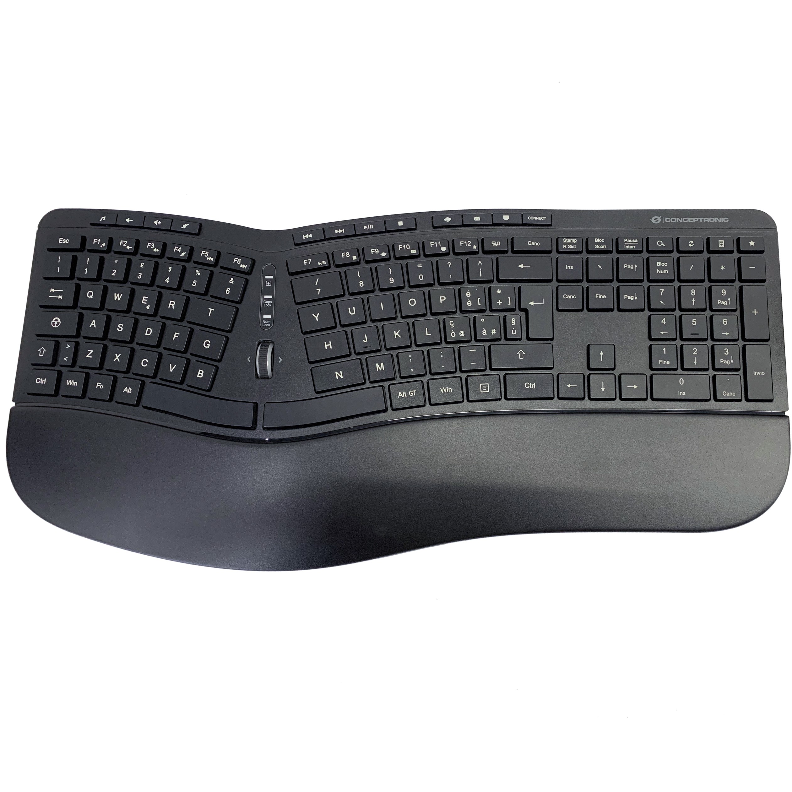 Conceptronic ORAZIO02IT Tastatur Maus enthalten Büro RF Wireless QWERTY Italienisch Schwarz