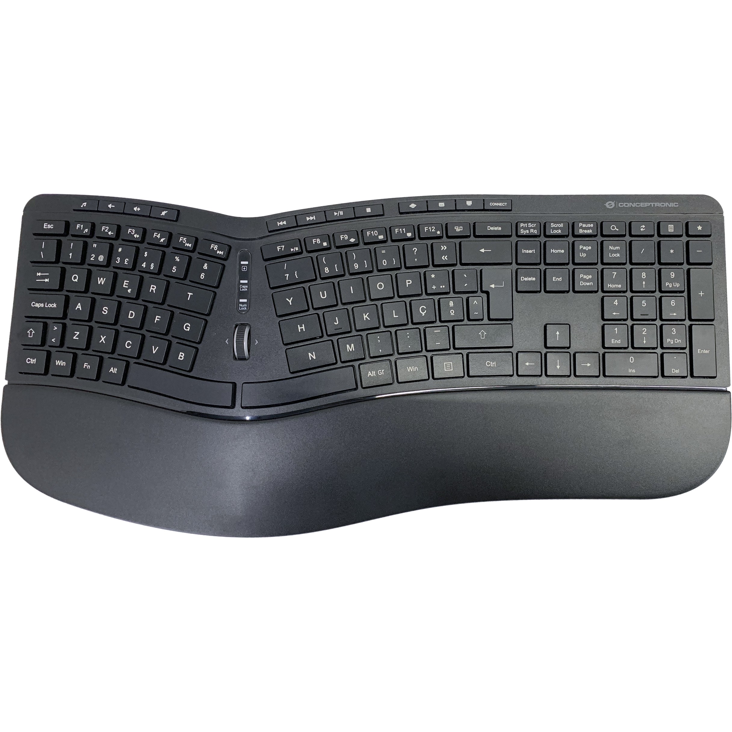 Conceptronic ORAZIO02PT Tastatur Maus enthalten Büro RF Wireless QWERTY Portuguesisch Schwarz