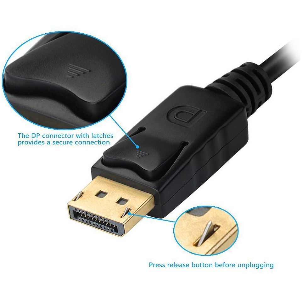 Equip DisplayPort-zu-VGA- / -HDMI- / -DVI-Adapter