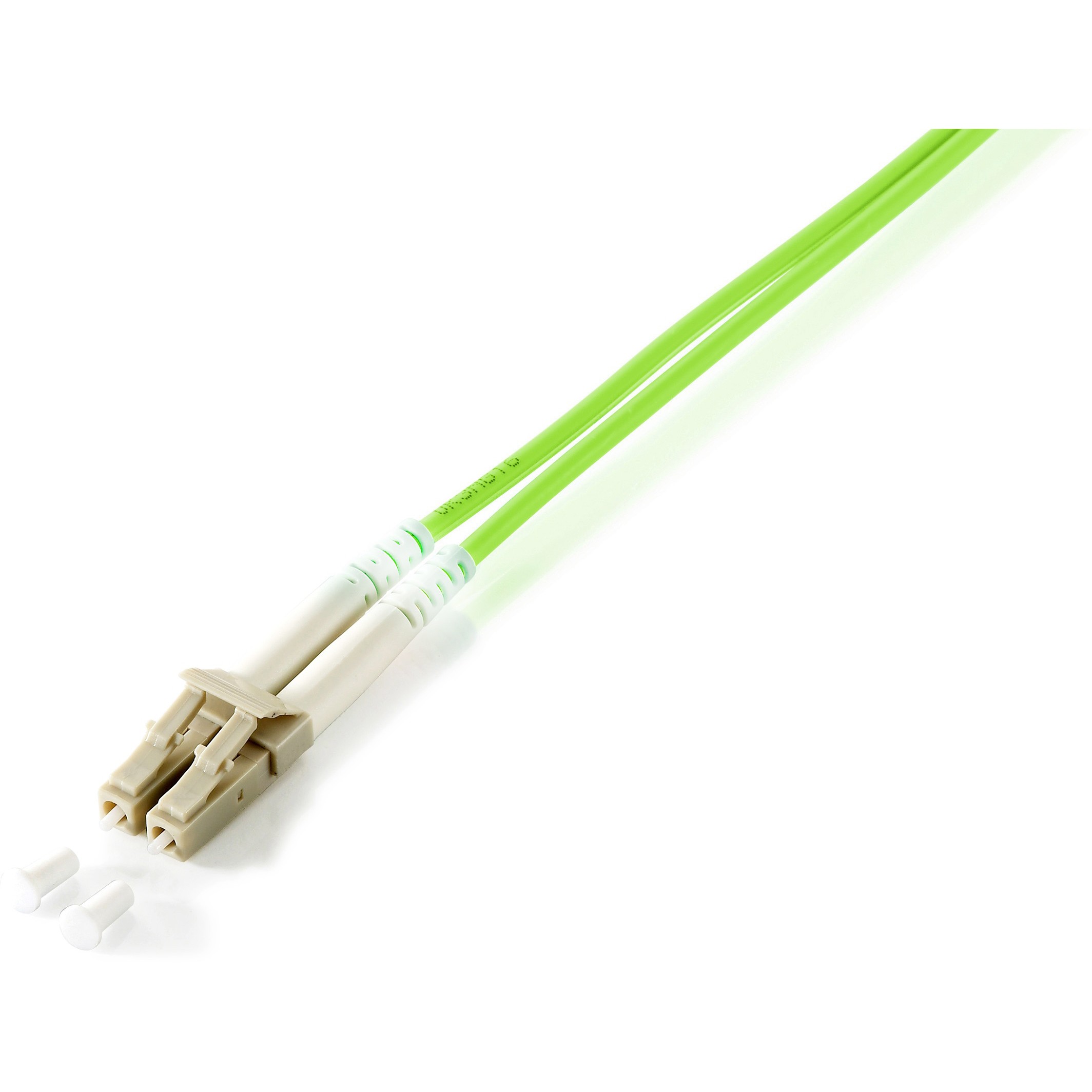 Equip Adapterkabel LC->LC 20.00m Multimode Duplex OM5   grün