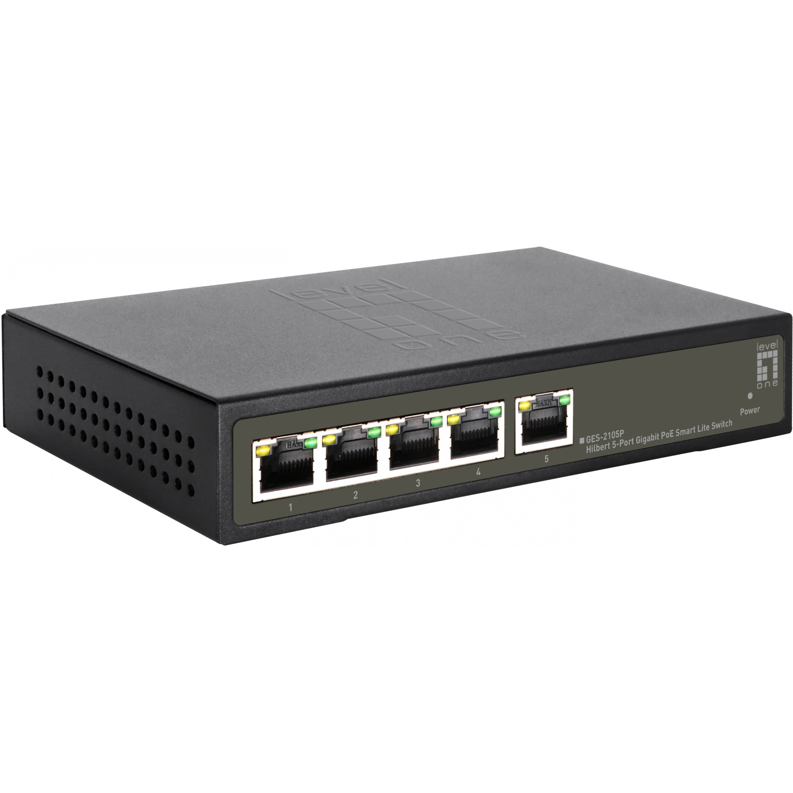 LevelOne PoE+Switch  4xGE PoE/1xGE        65W     Hilbert SL