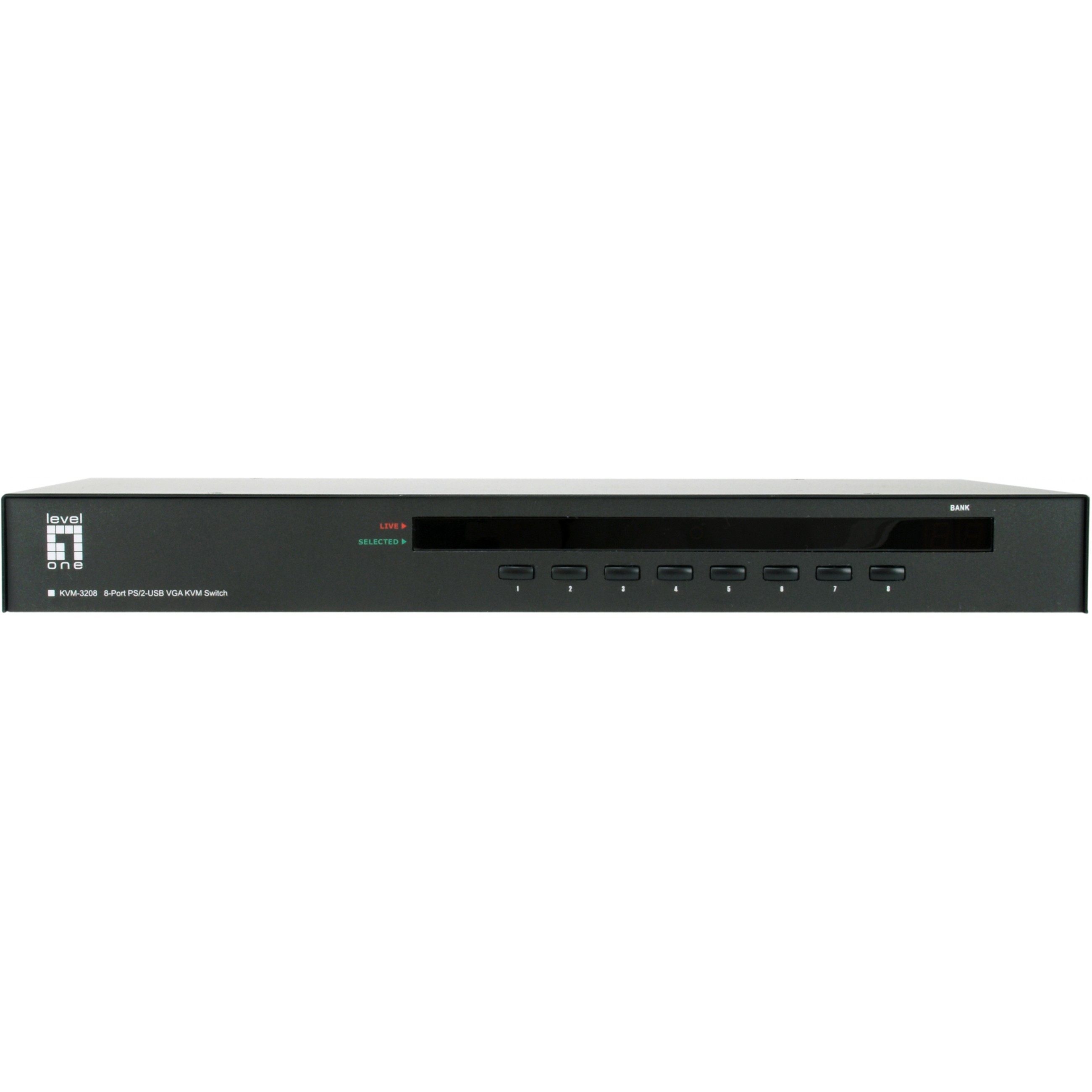 LevelOne 8-Port PS/2-USB VGA KVM Switch