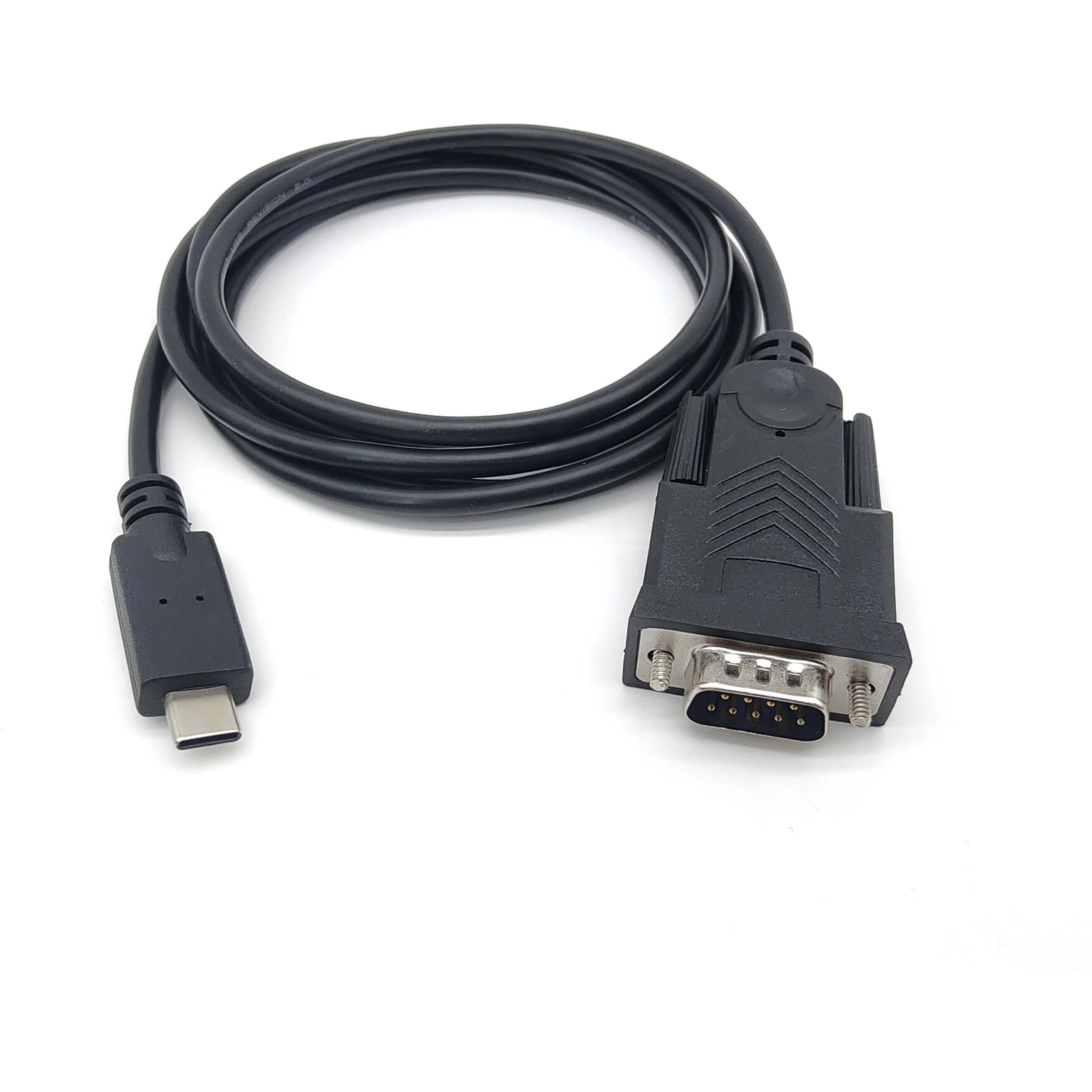 Equip USB-C auf Serial (DB9) Kabel, M/M, 1.5m