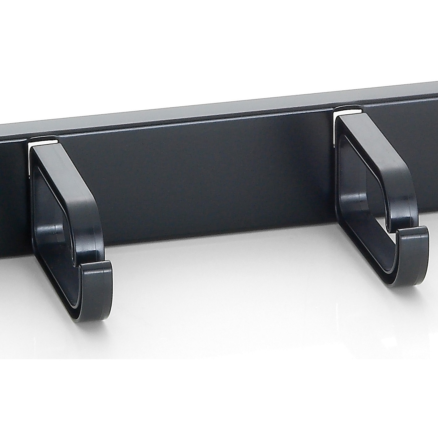 Equip 19 Kabelmanagement 5xPlastikringe Stahl   1U  RAL9005