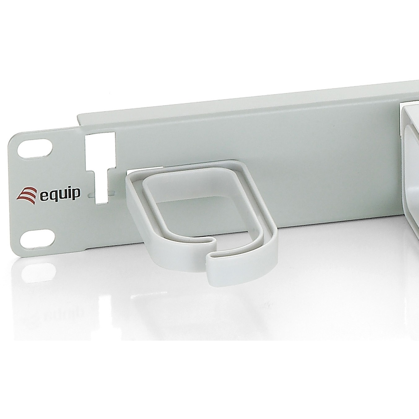 Equip 19 Rack Mount Kabel Management Panel, hellgrau
