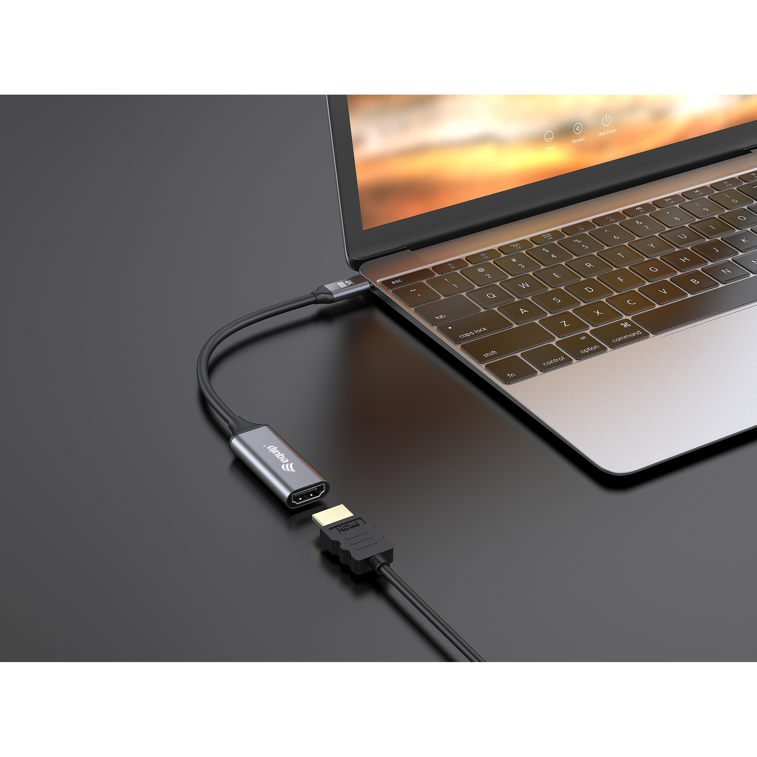 Equip USB-C auf HDMI 2.0 Adapter, 4K/60Hz