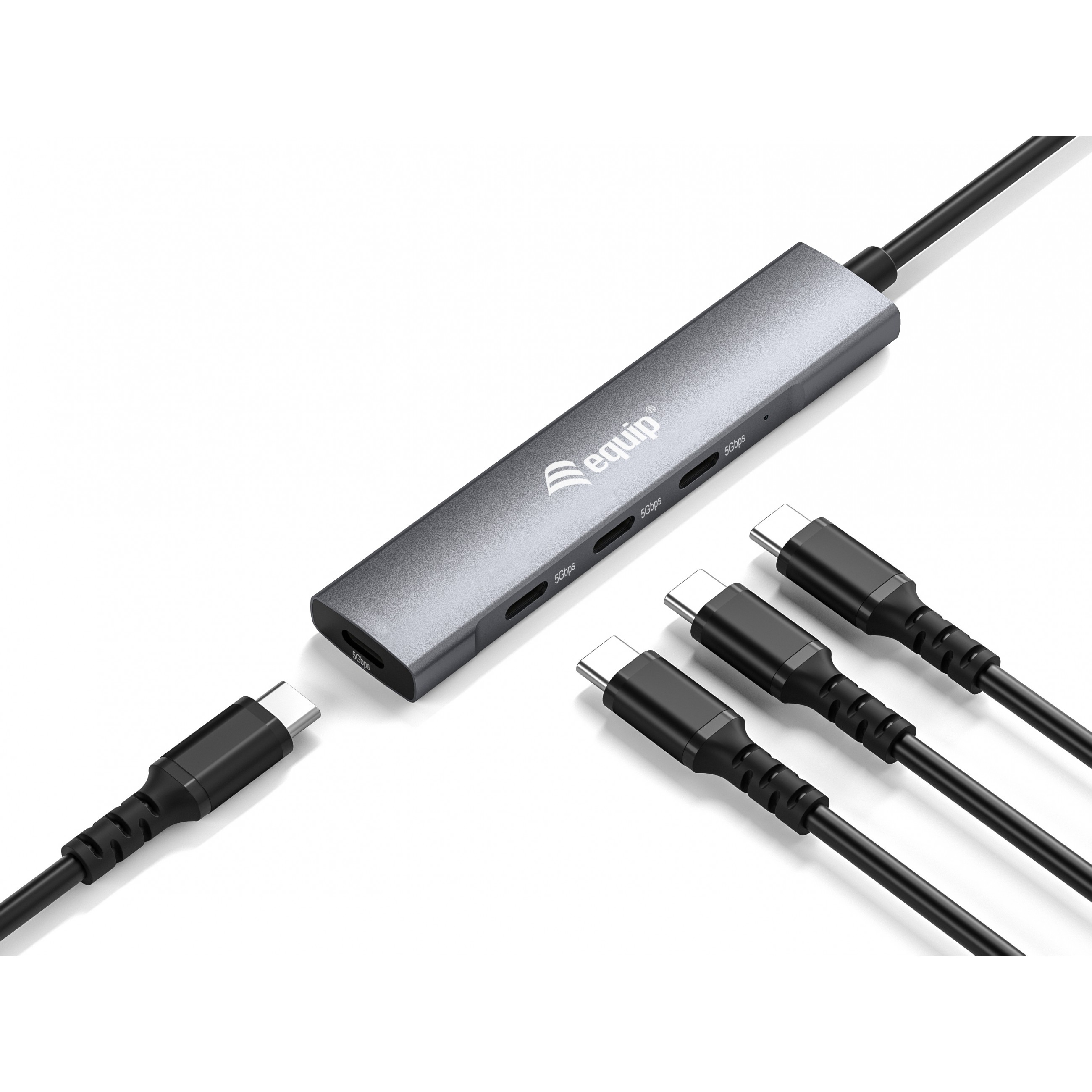 Equip 4-Port USB-C3.2-Hub->4xUSB-C 3.2                 5Gbps