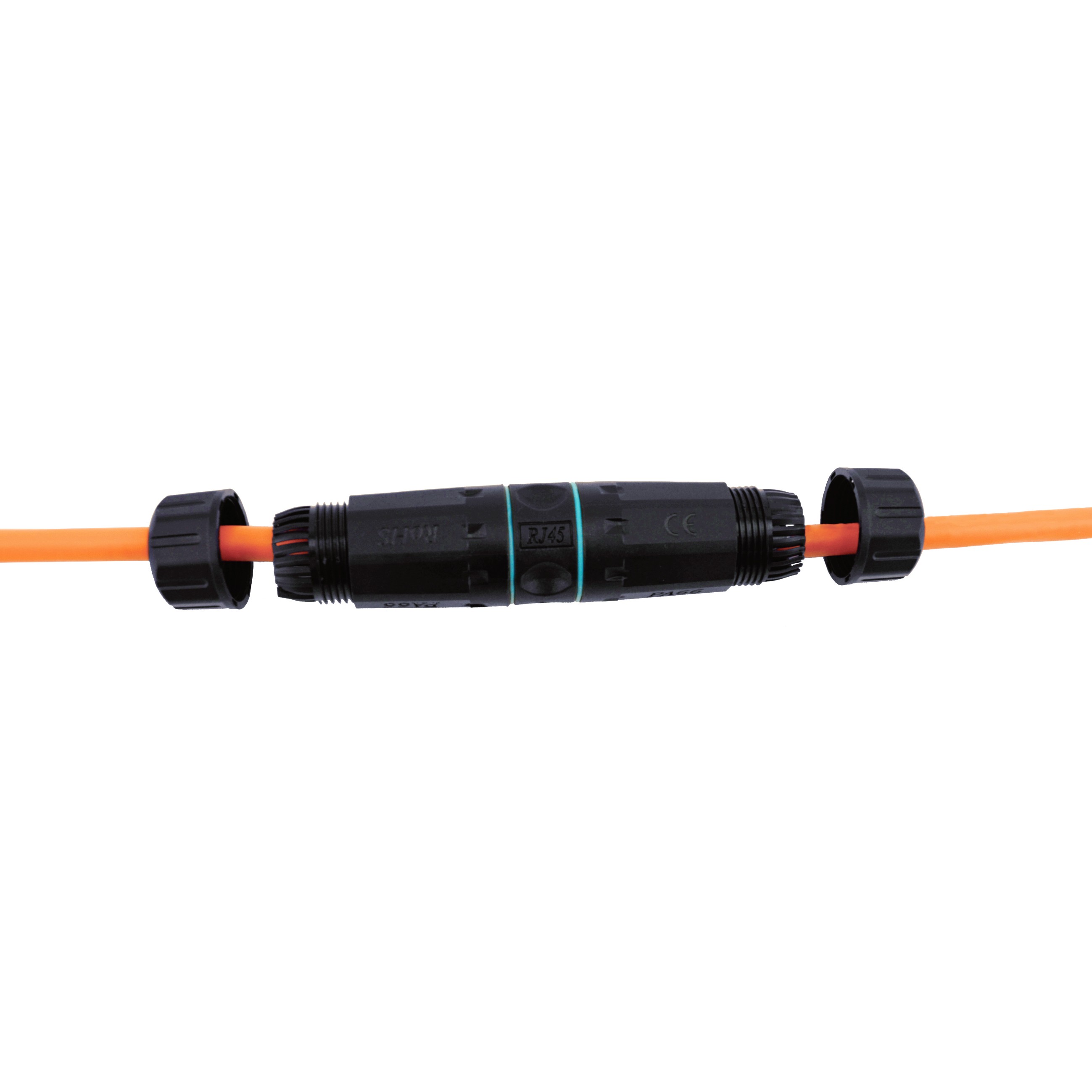 Equip Cat.6A RJ45-Inline-Koppler für den Außenbereich