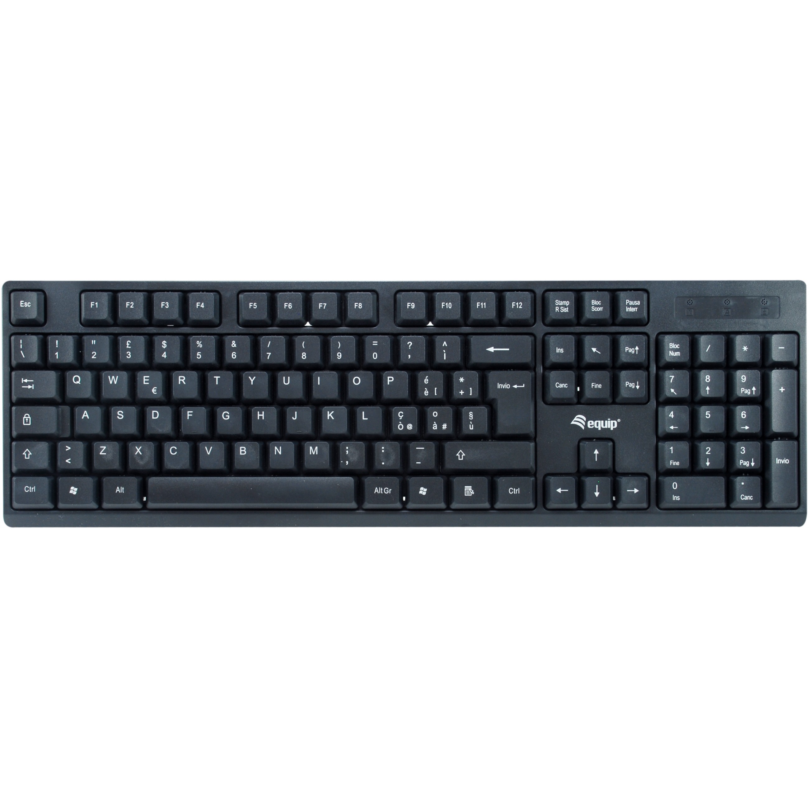 Equip Kabelloses Tastatur und Mausset, IT Layout (QWERTY)