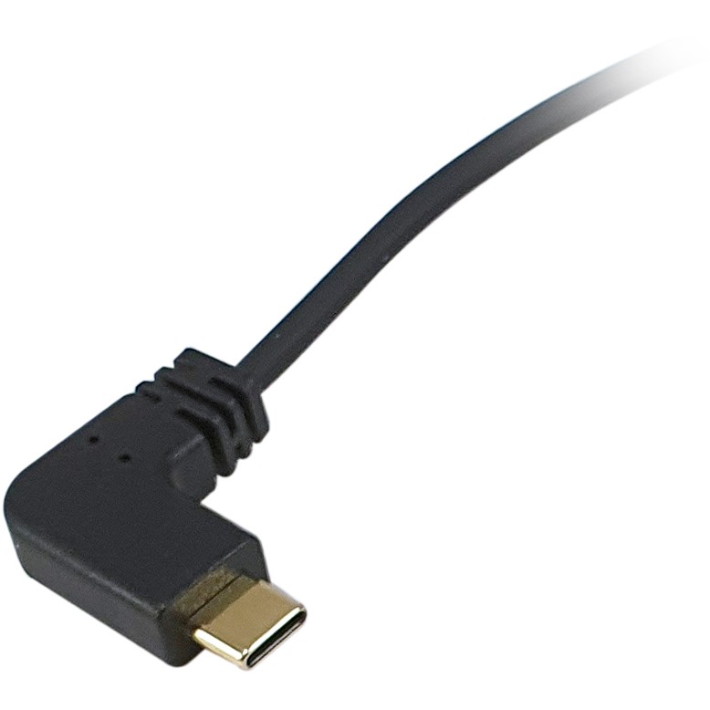 Equip USB 2.0 C auf C 90° abgewinkeltes Spiralkabel, Stecker/Stecker, 1 m