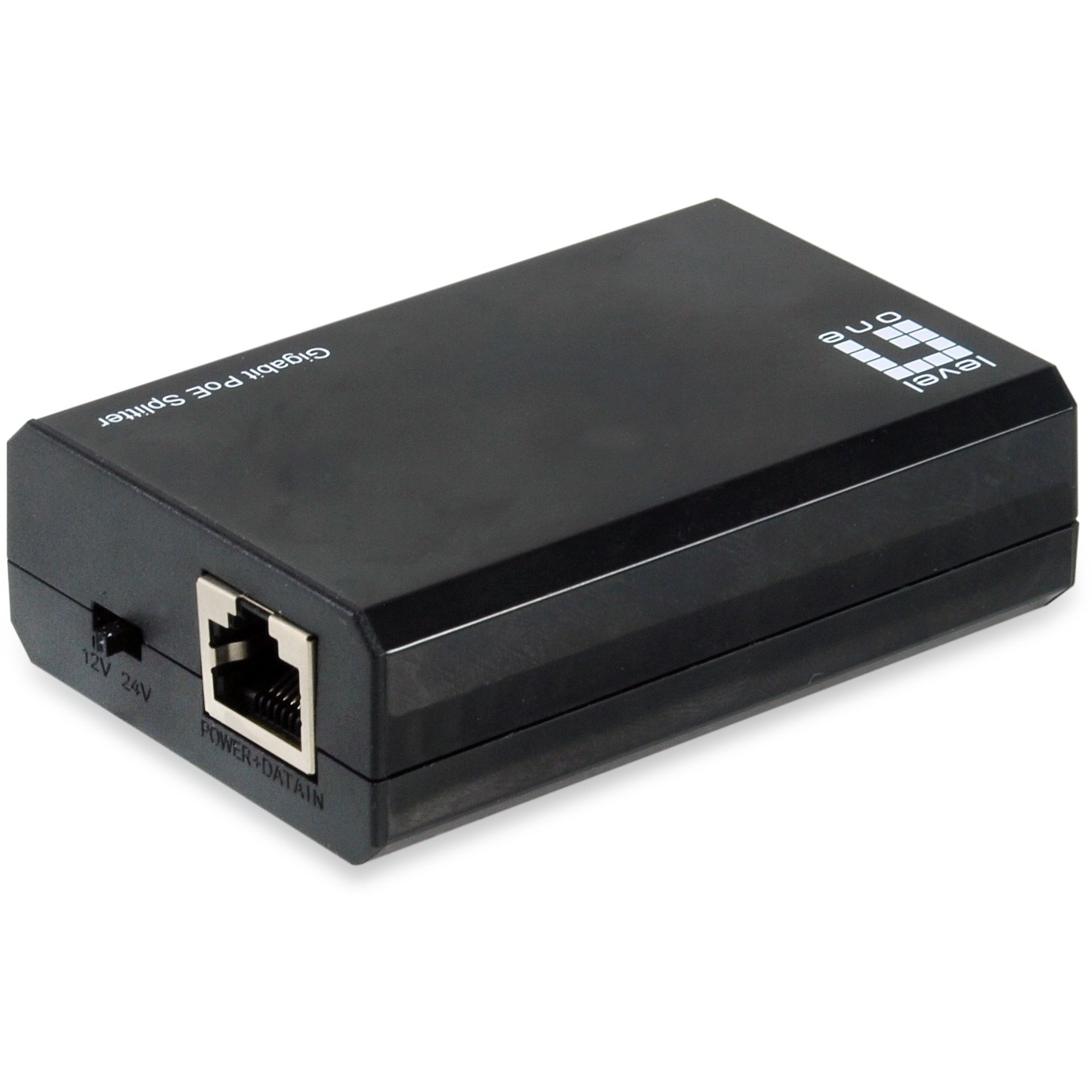 LevelOne PoE Gigabit Splitter RJ45        1Gbps  60W schwarz