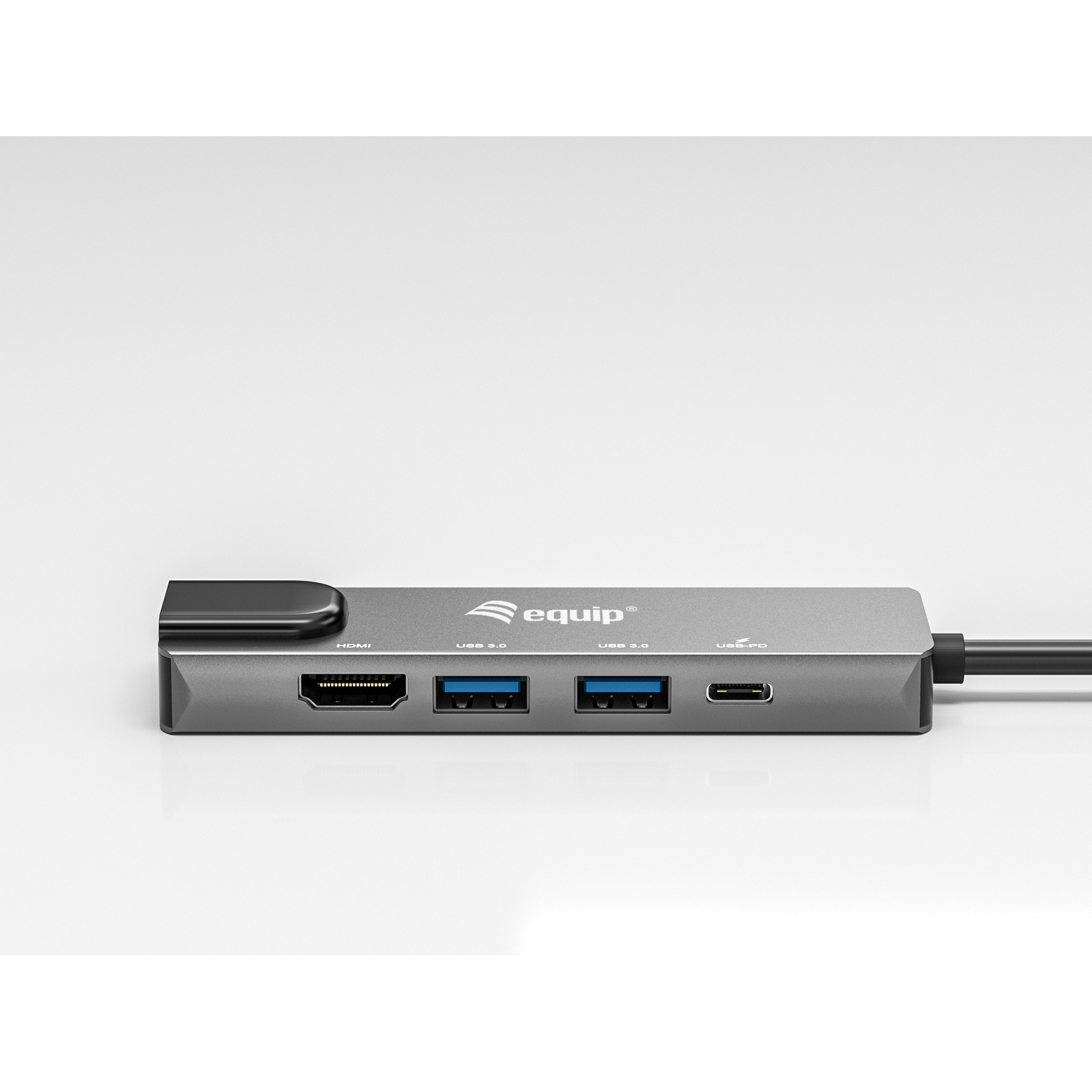 Equip USB-C 5-in-1-Multifunktionsadapter, HDMI, Gigabit LAN, USB 3.2 GEN1, 100W USB PD