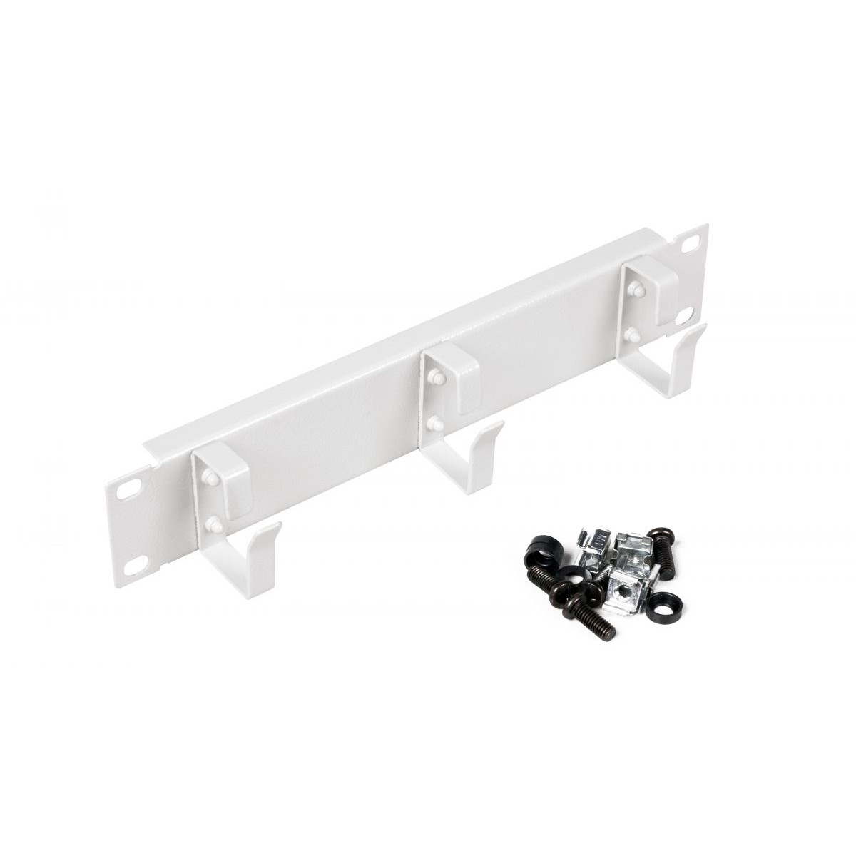 Equip 10 Kabelmanagement 3xMetallringe          1U     grau