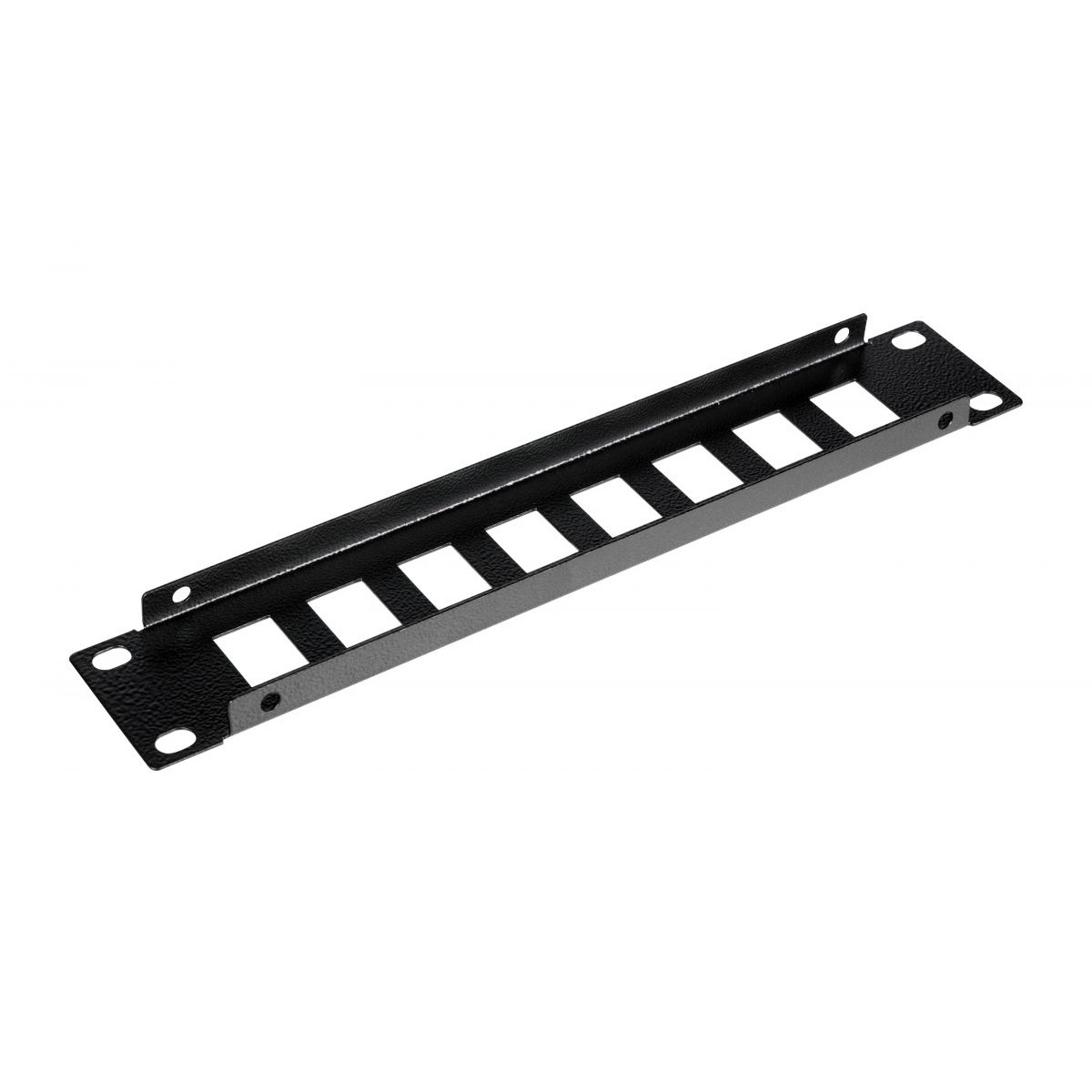 Equip 10 Patchpanel 8xRJ45 Keystone Jacks (leer) 1U schwarz
