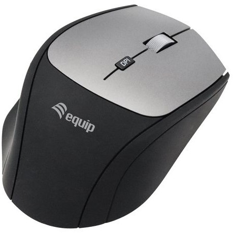 Equip Ergonomische Maus USB-A/-C Adapter     Rechts  schwarz