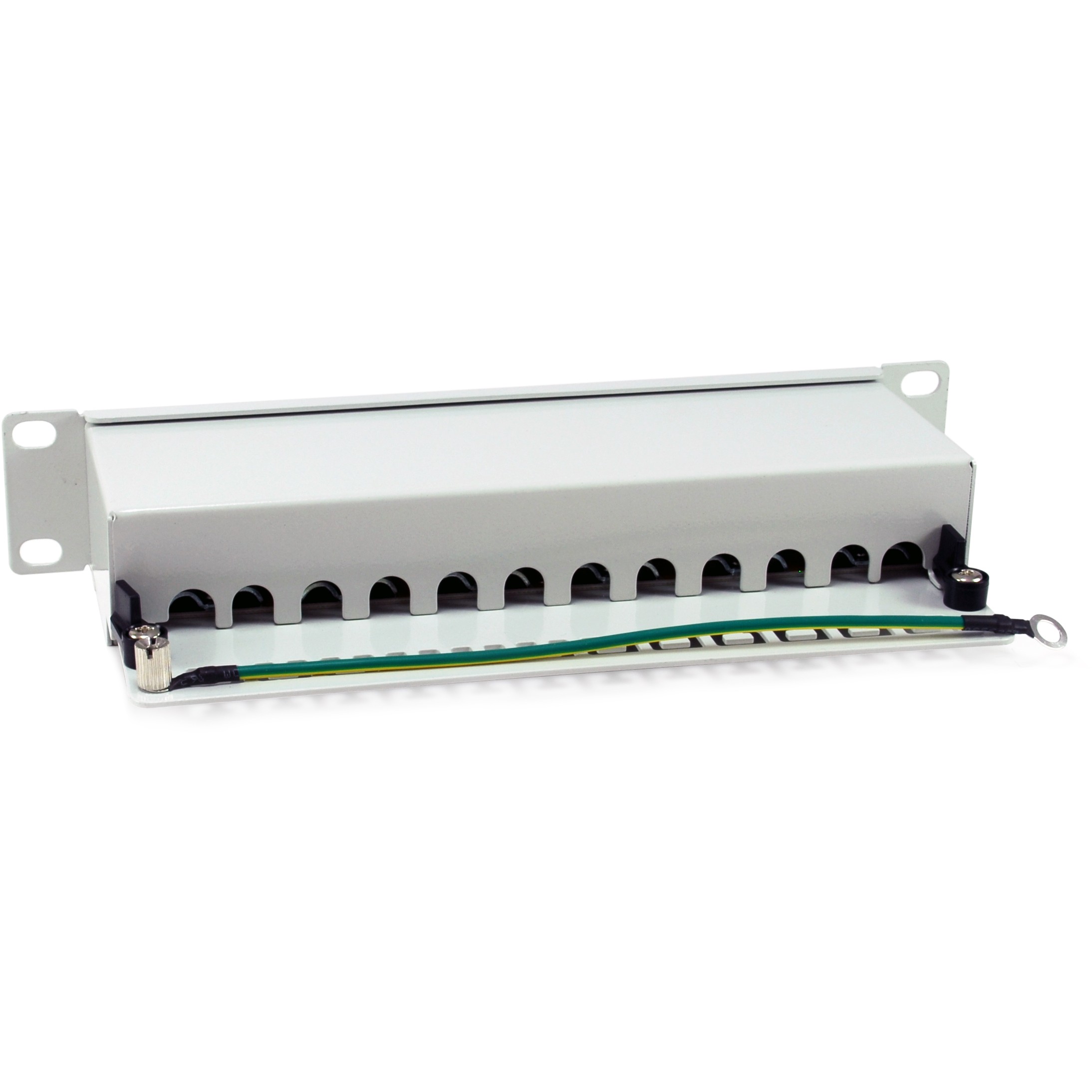 Equip 10 Patchpanel 12xRJ45 Cat6a FTP 1U     500MHz RAL7035