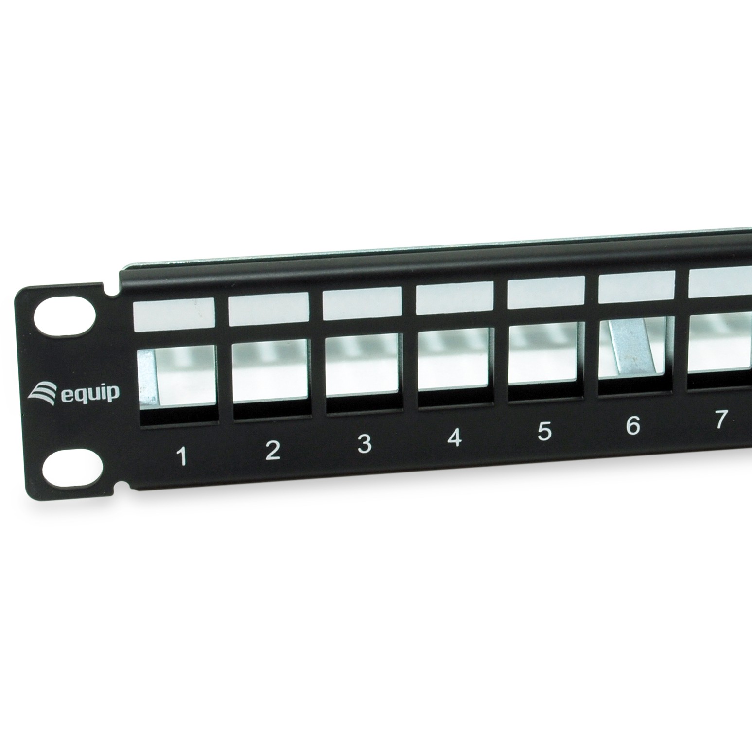 Equip 10 Patchpanel 12xKeystones  FTP 1U            RAL9005