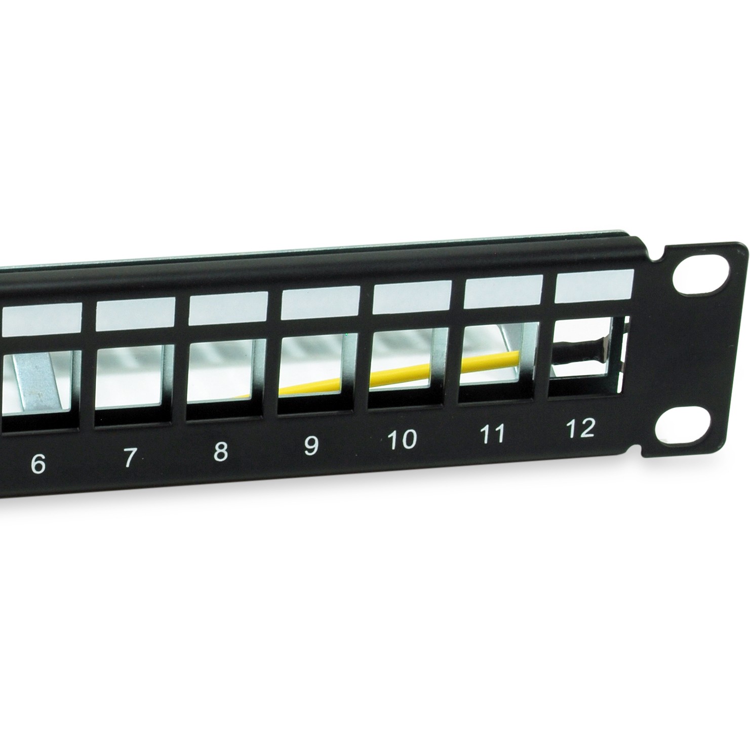 Equip 10 Patchpanel 12xKeystones  FTP 1U            RAL9005