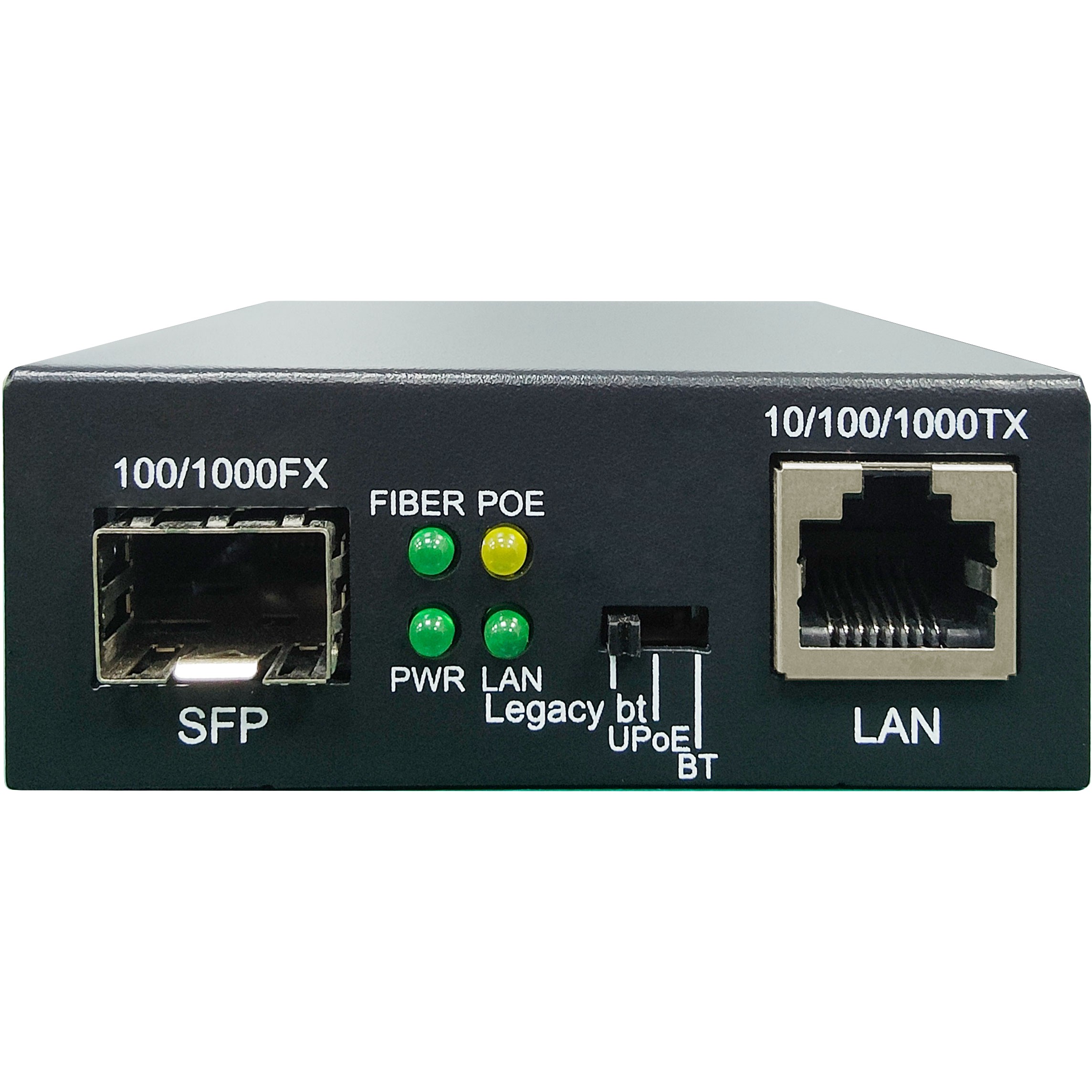 LevelOne Media Konverter RJ45->SFP GE            PoE PSE 60W
