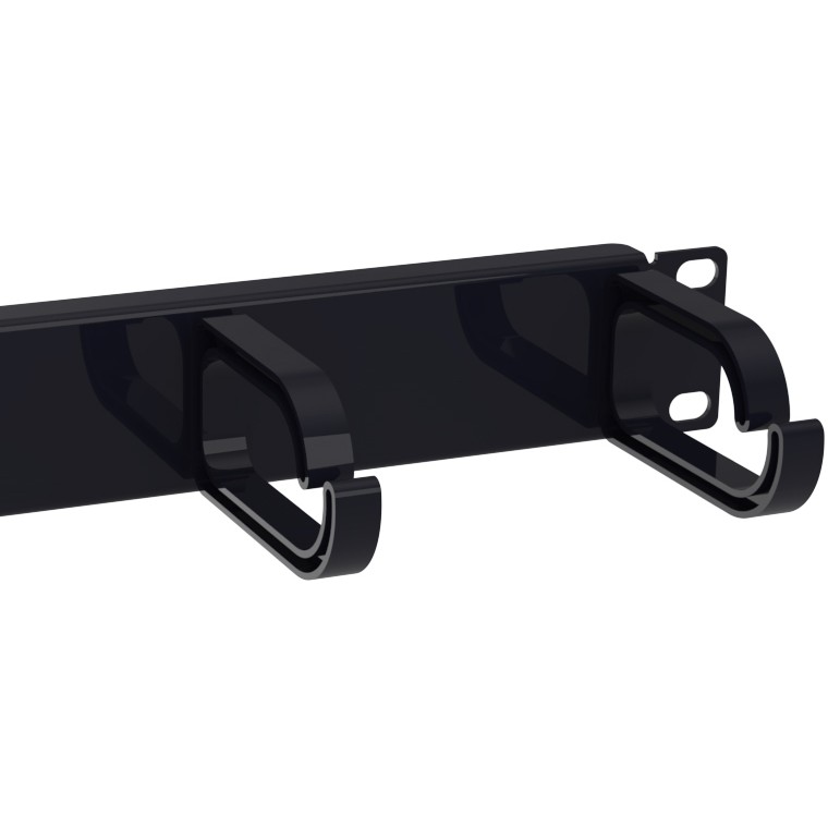 Equip 10 Kabelmanagement 3xPlastikringe         1U  RAL9005