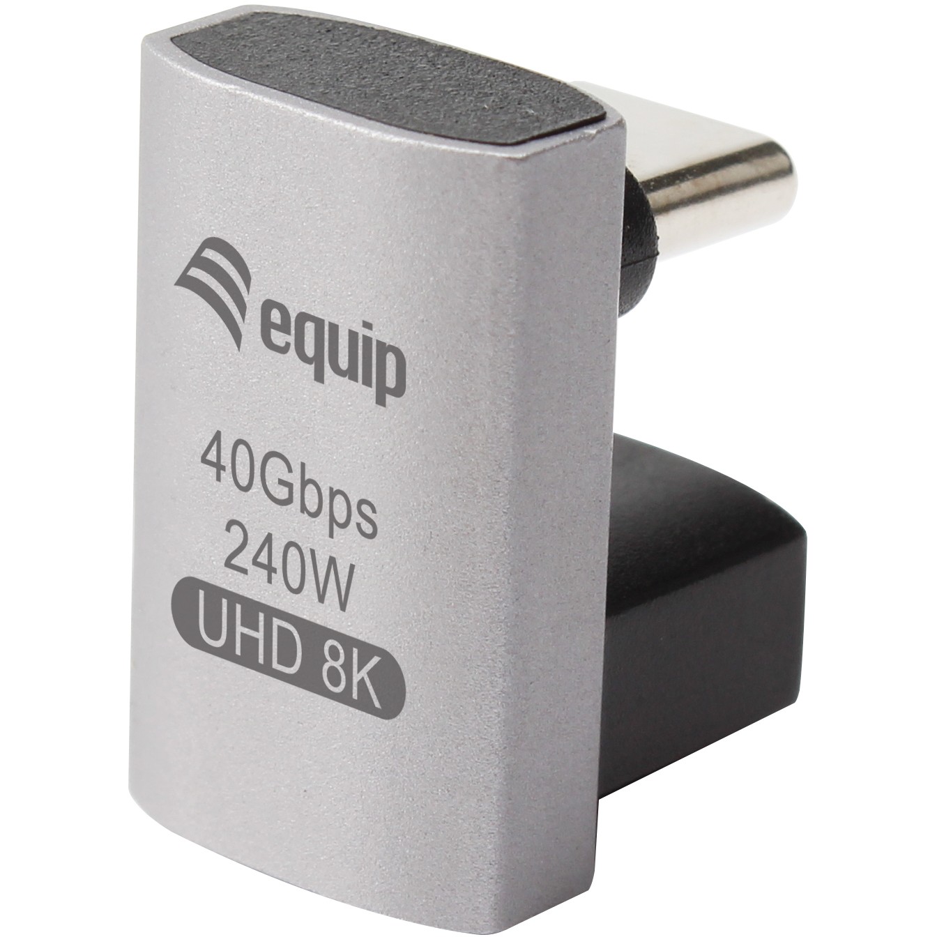 Equip Adapter USB-C->USB-C 180°          40Gbps PD 240W 3Stk